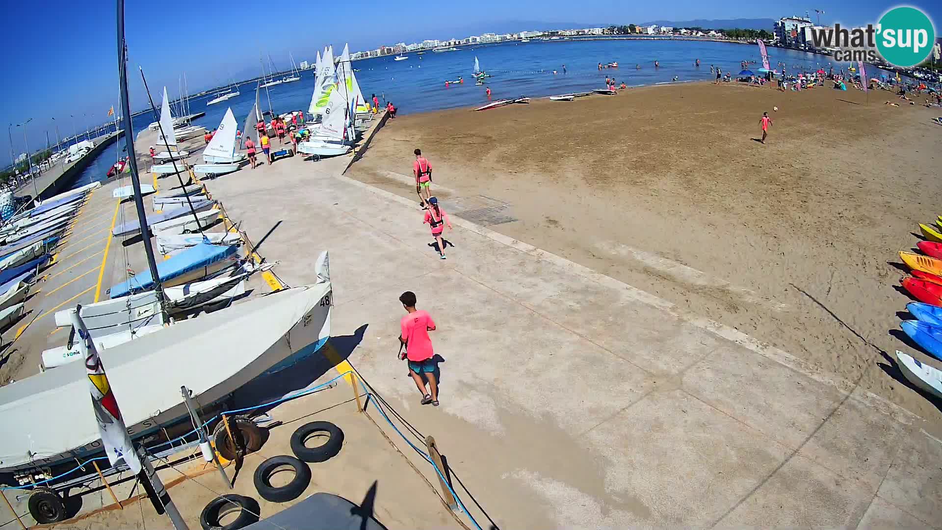 Kamera Roses marina – Costa Brava – plaža La Perola