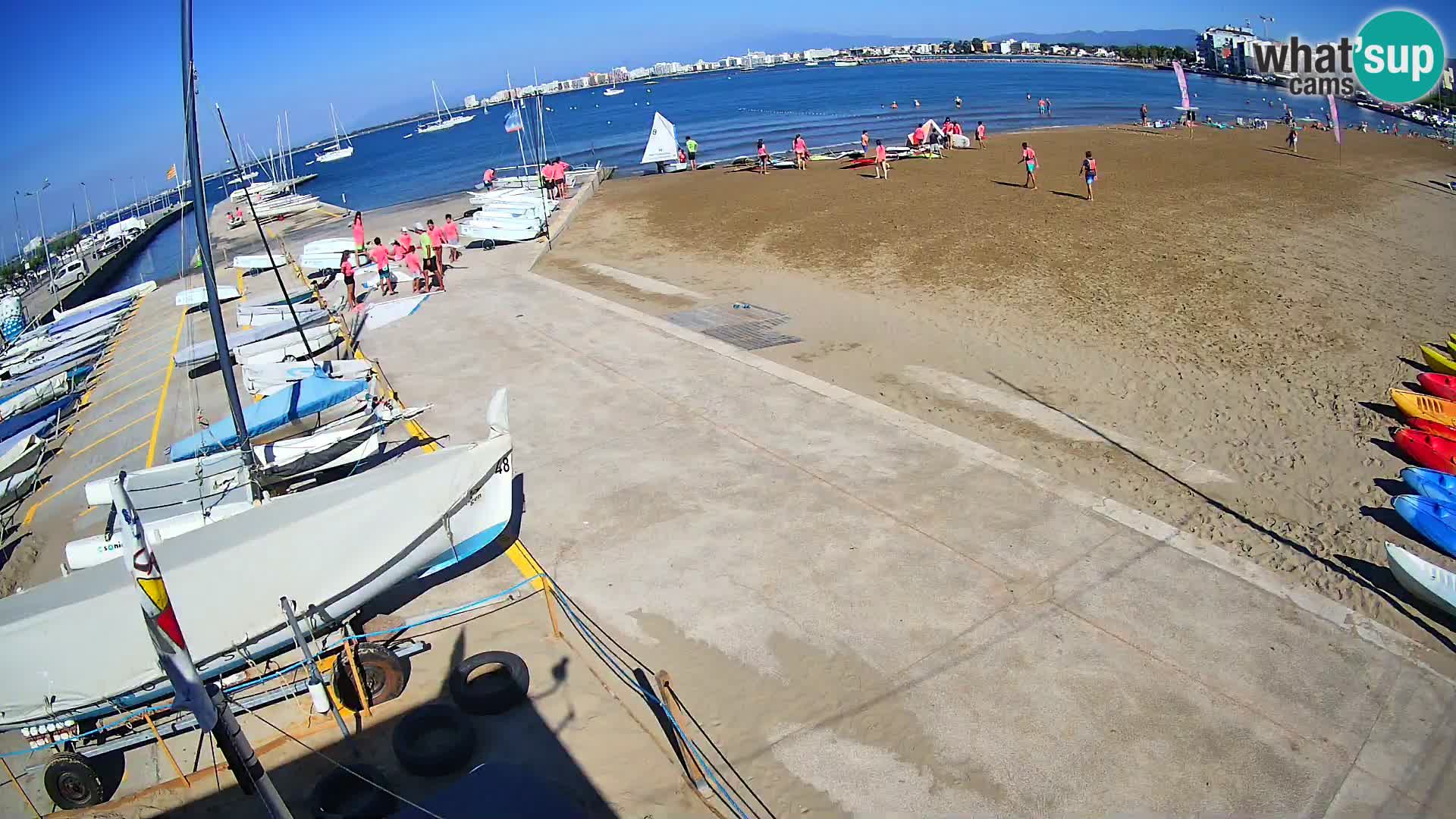 Roses webcam Port – Costa Brava – plage La Perola
