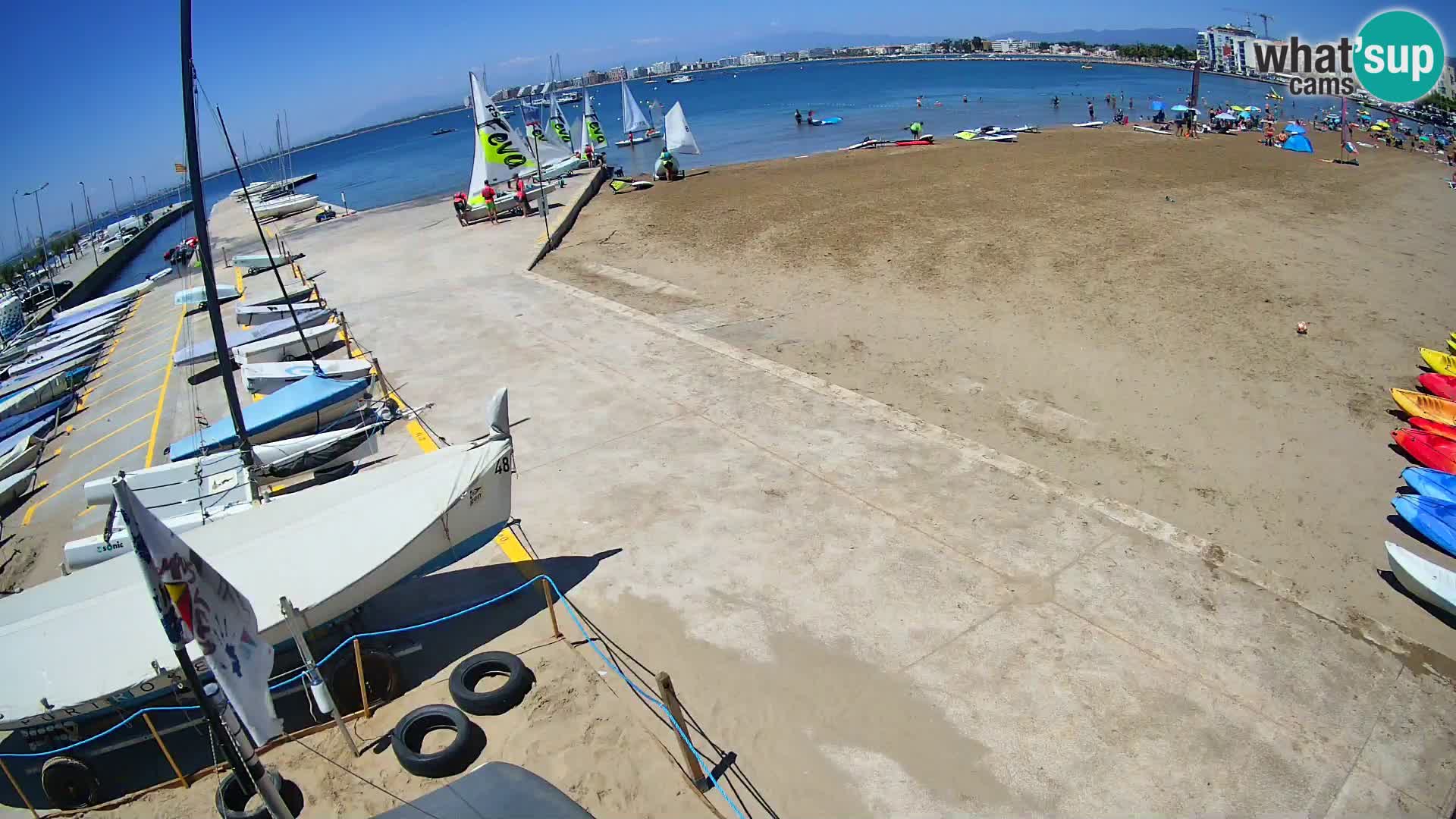 Roses webcam Port – Costa Brava – plage La Perola