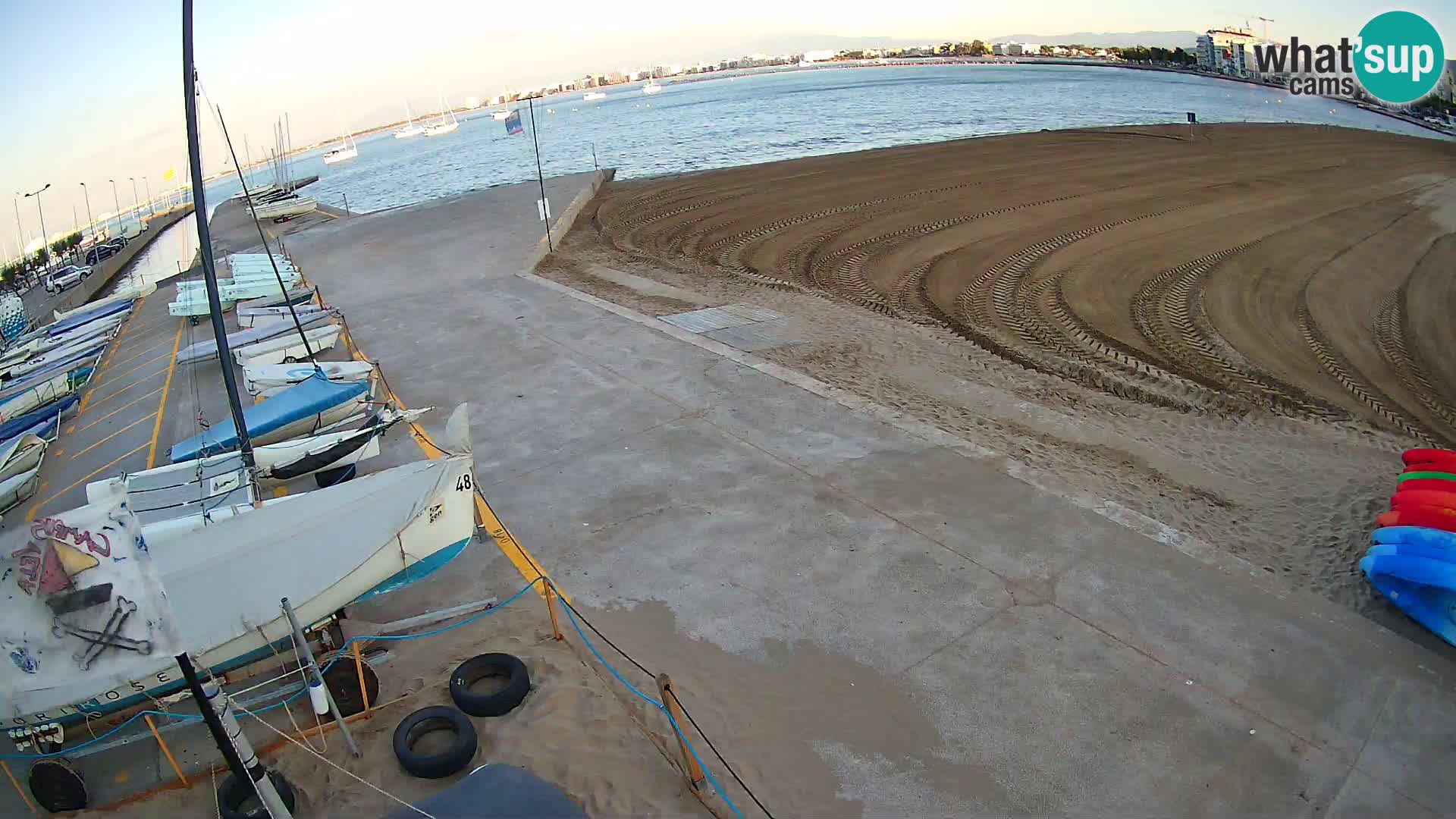 Web kamera Roses marina – Costa Brava – plaža La Perola