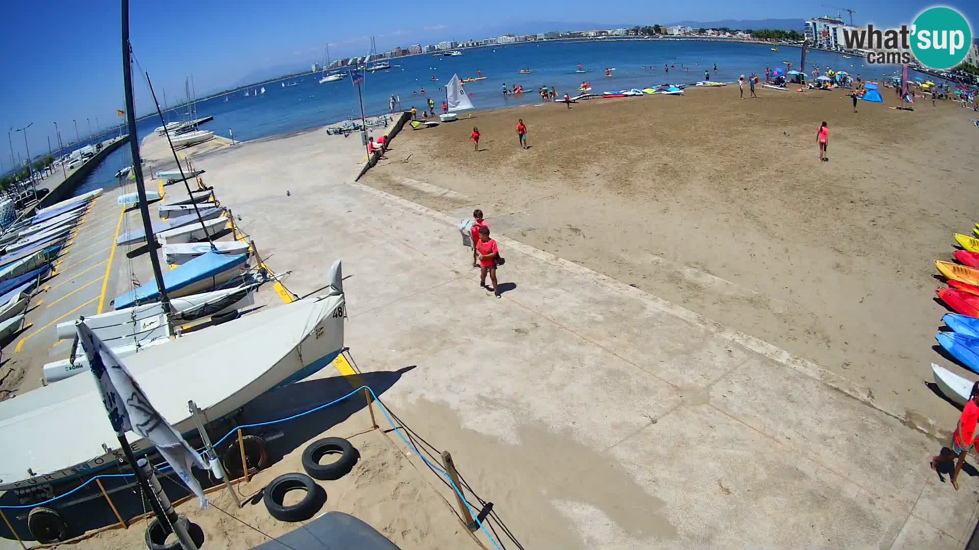 Roses webcam Port – Costa Brava – plage La Perola