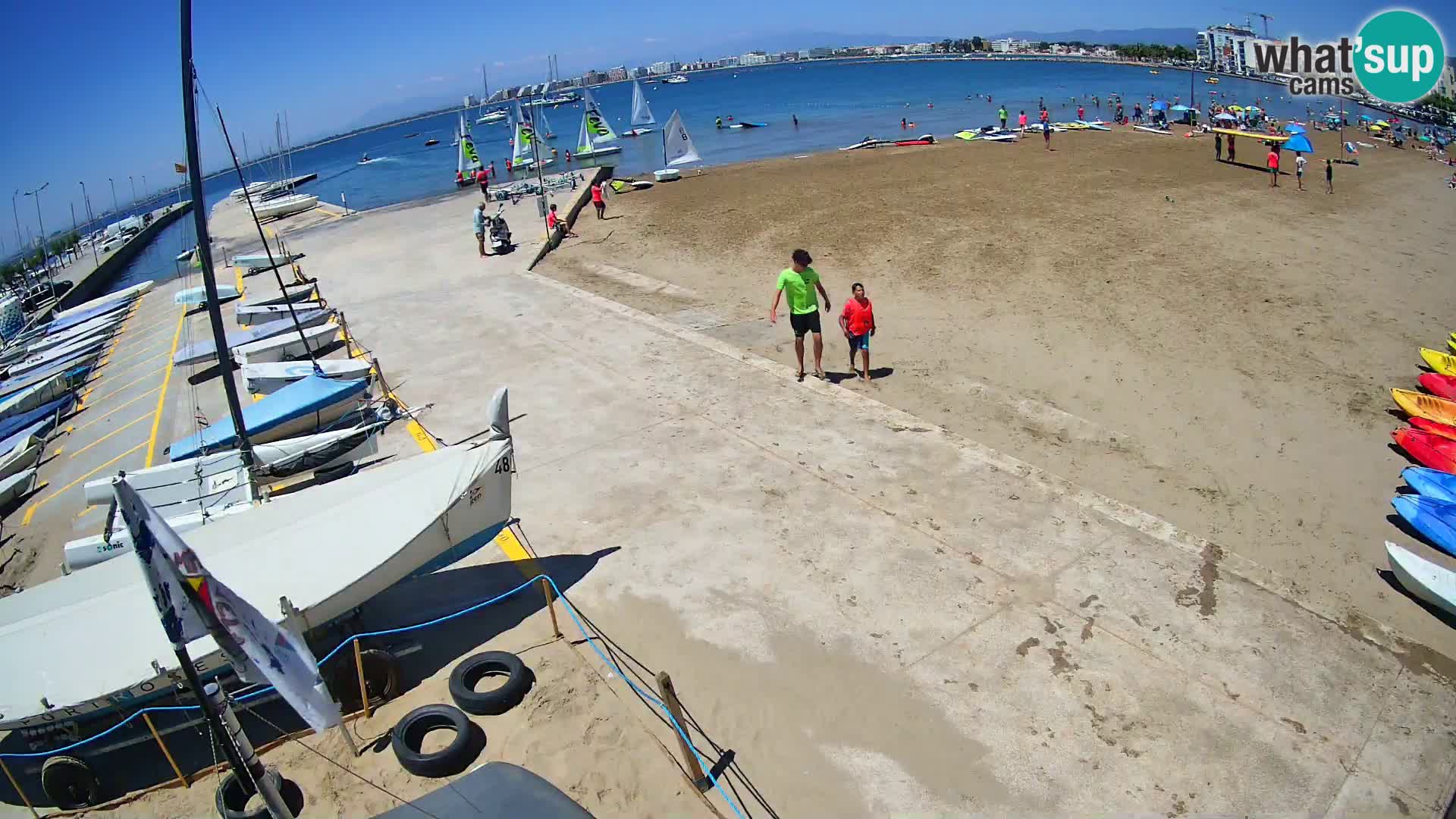 Webcam Hafen von Roses – Costa Brava – Strand La Perola