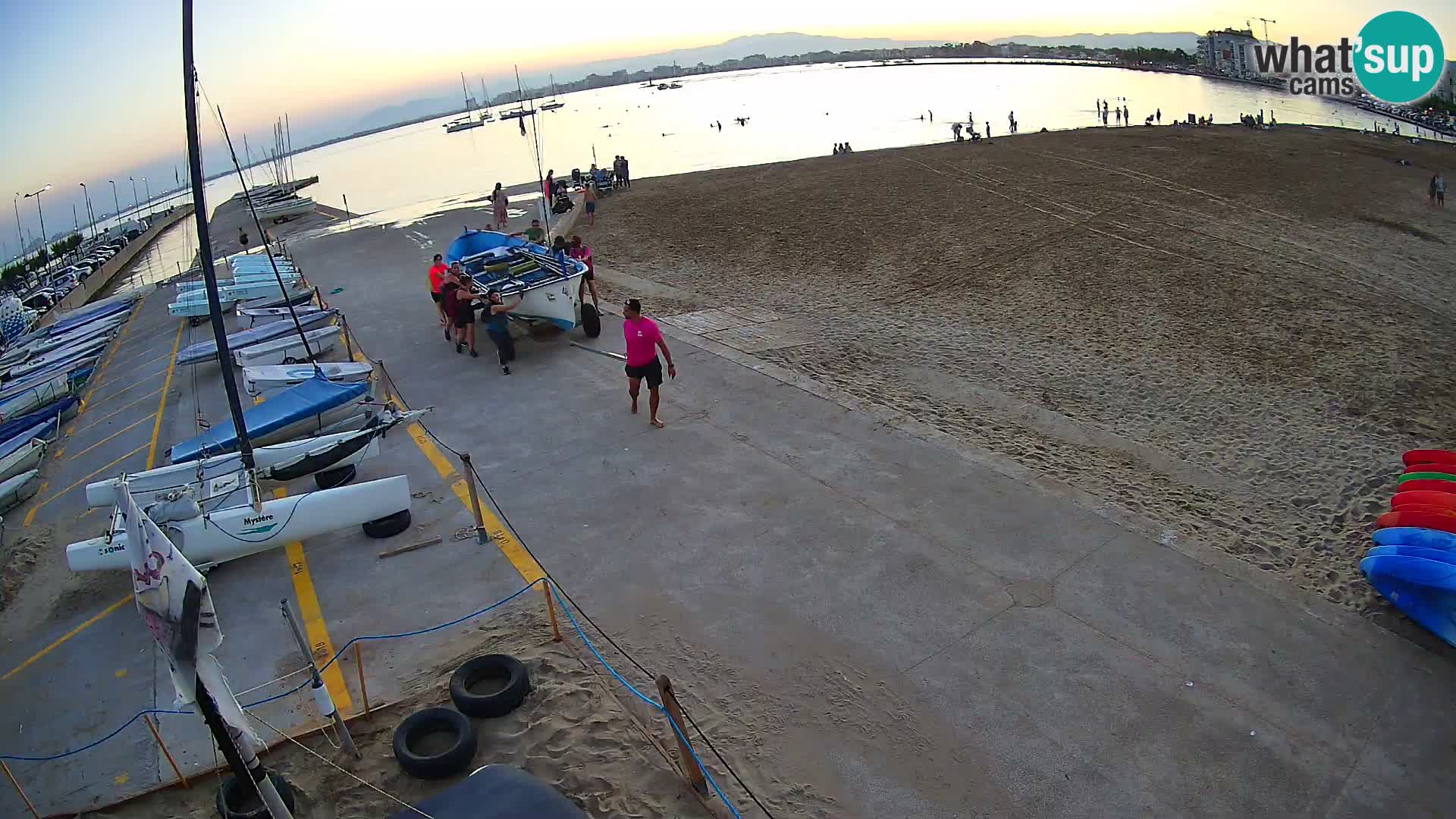 Roses webcam Port – Costa Brava – plage La Perola