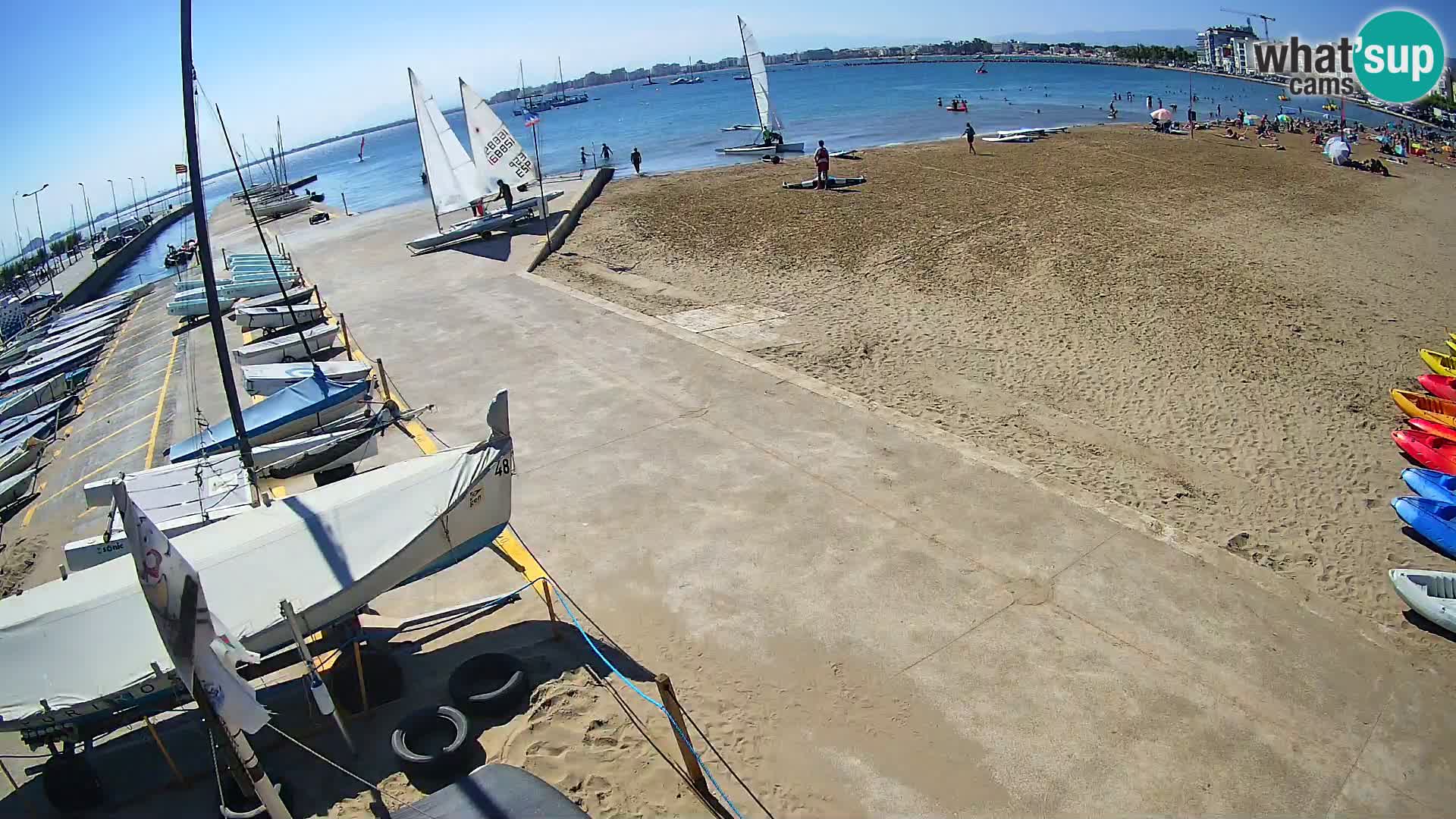 Roses webcam Port – Costa Brava – plage La Perola