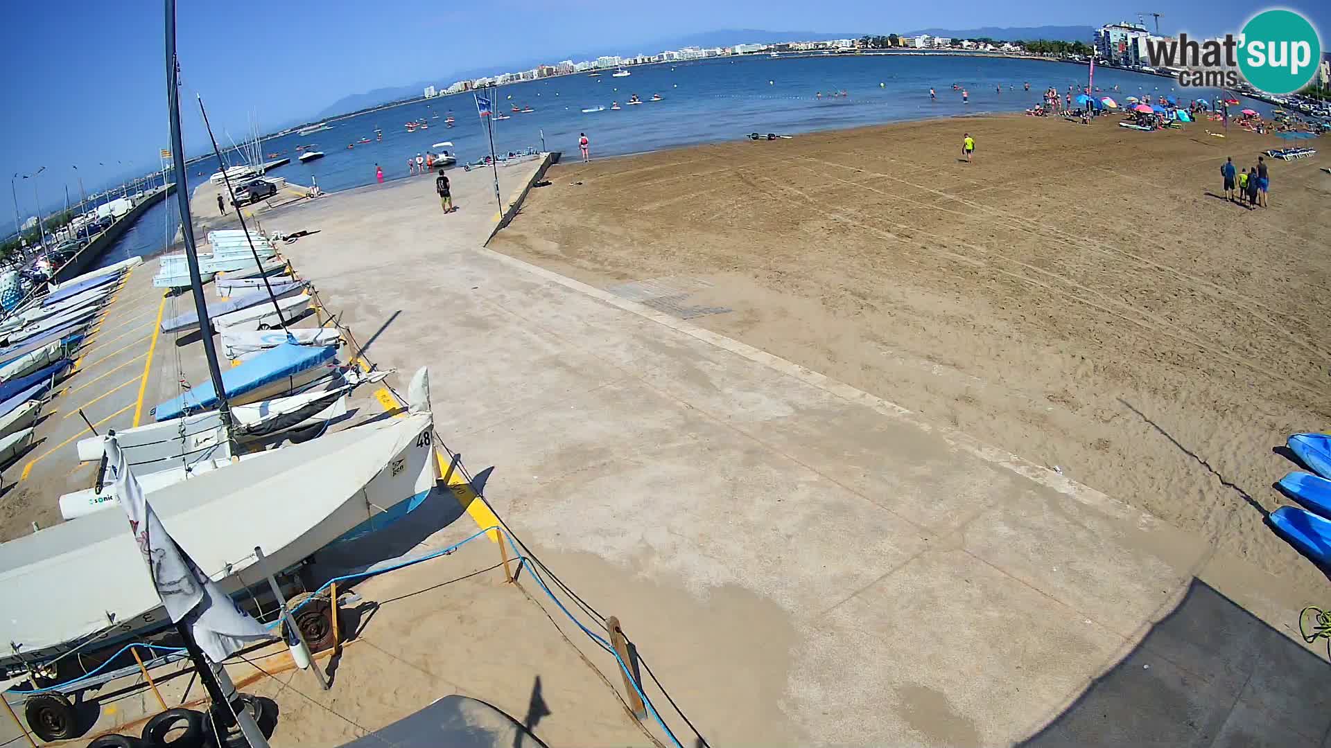 Webcam Hafen von Roses – Costa Brava – Strand La Perola