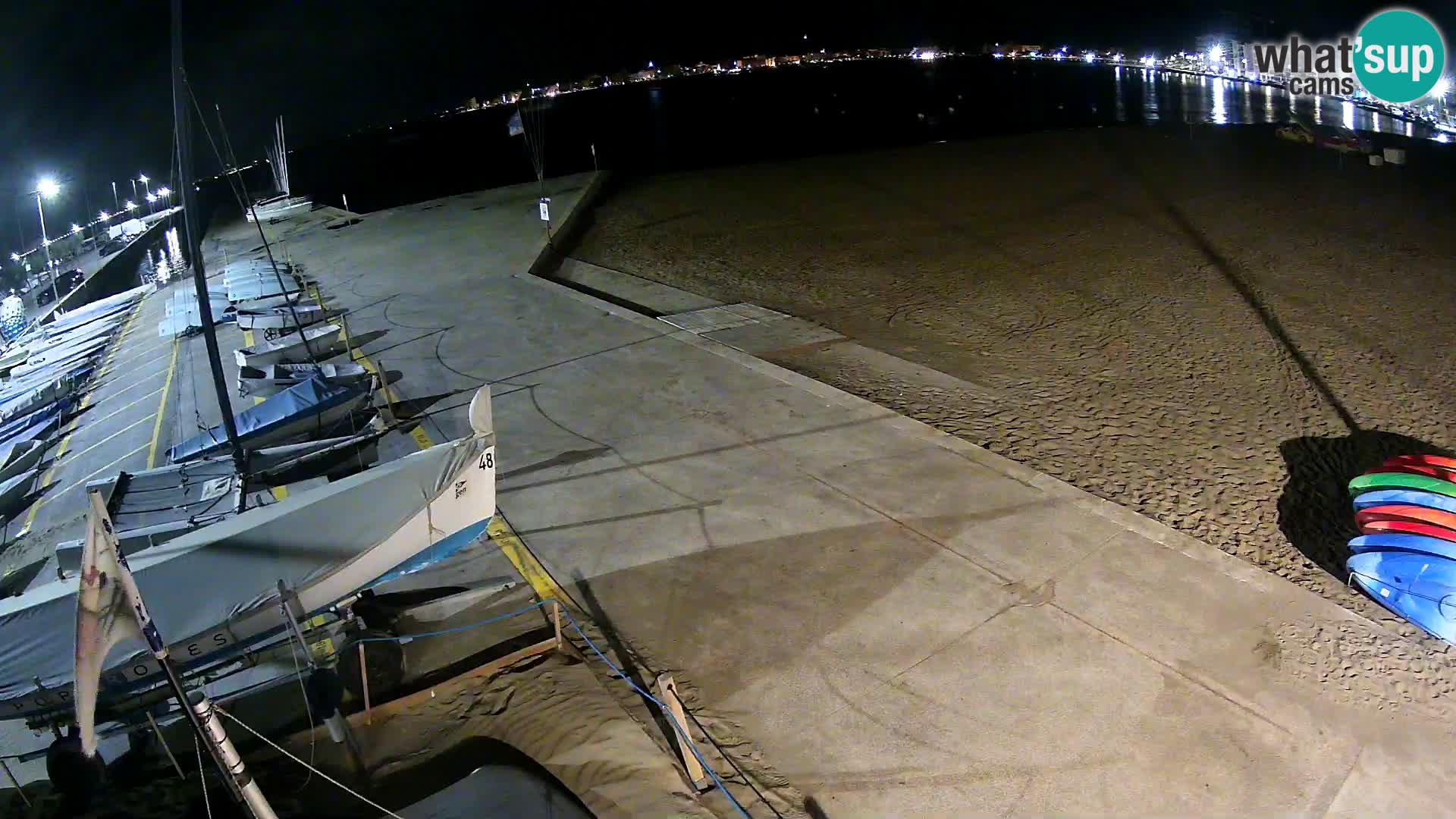 Webcam porto di Roses – Costa Brava – spiaggia La Perola
