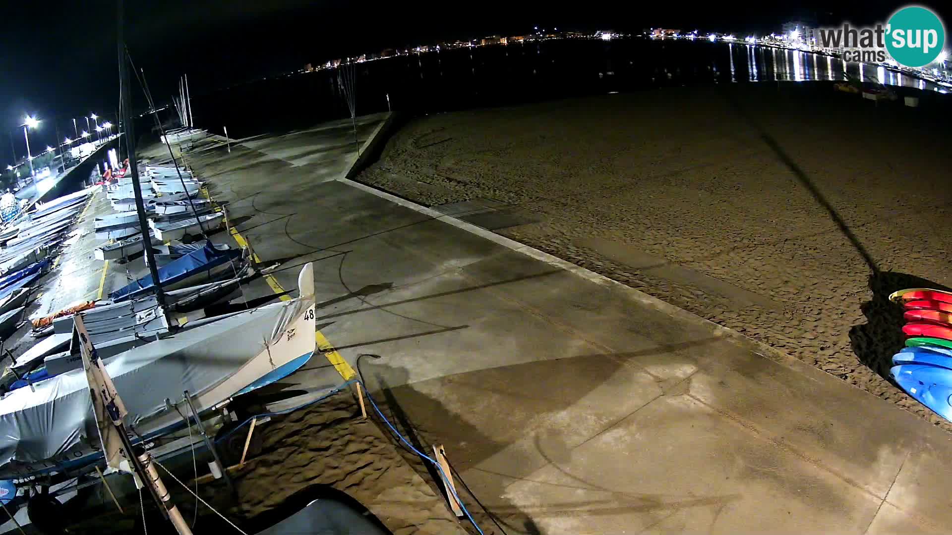 Roses webcam Port – Costa Brava – plage La Perola