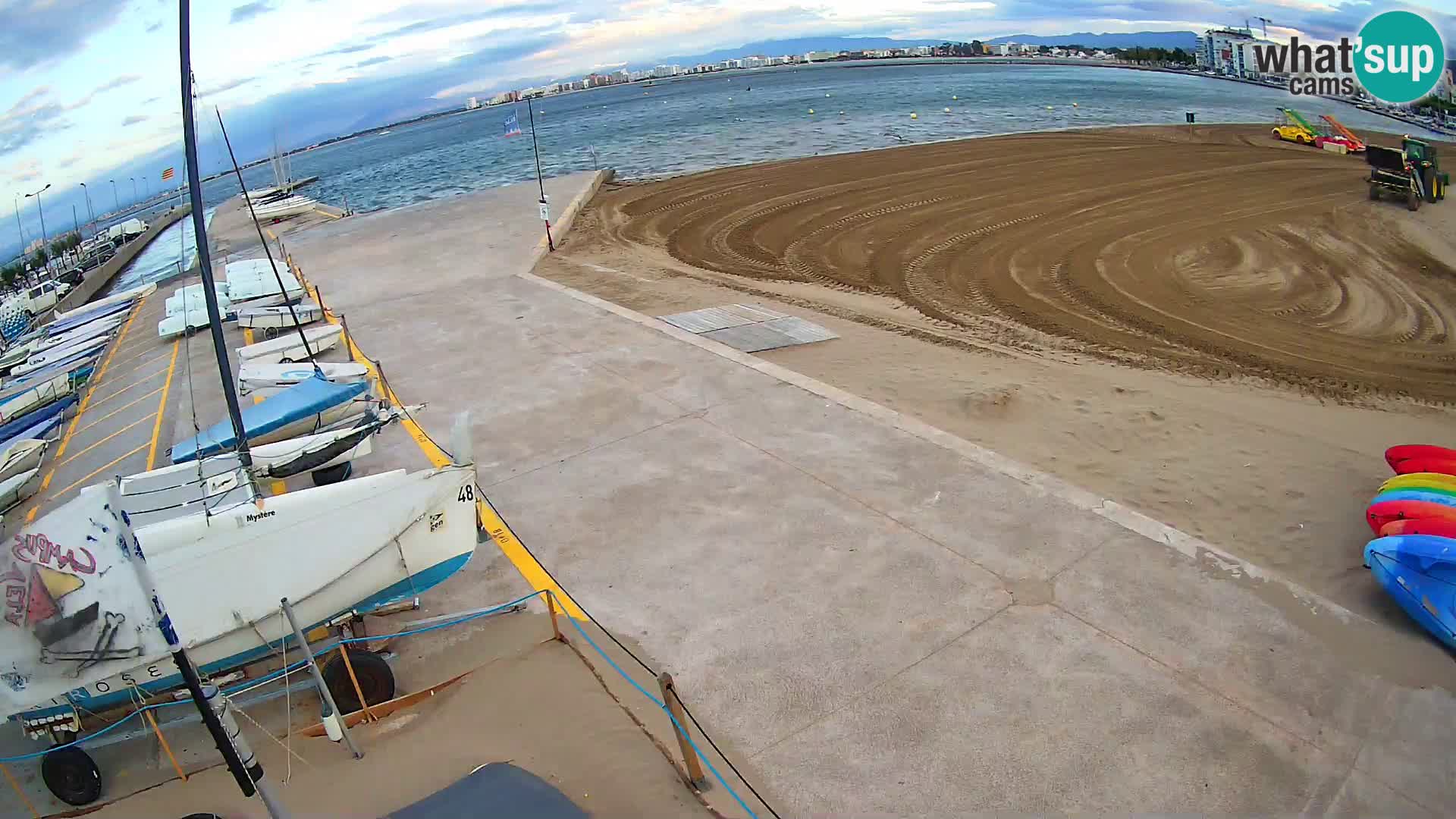 Webcam porto di Roses – Costa Brava – spiaggia La Perola