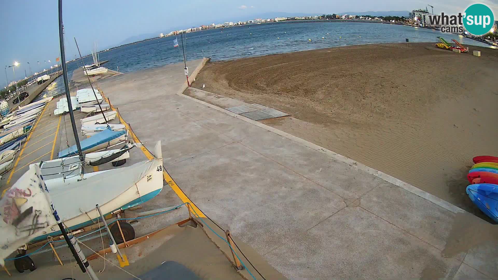Webcam porto di Roses – Costa Brava – spiaggia La Perola
