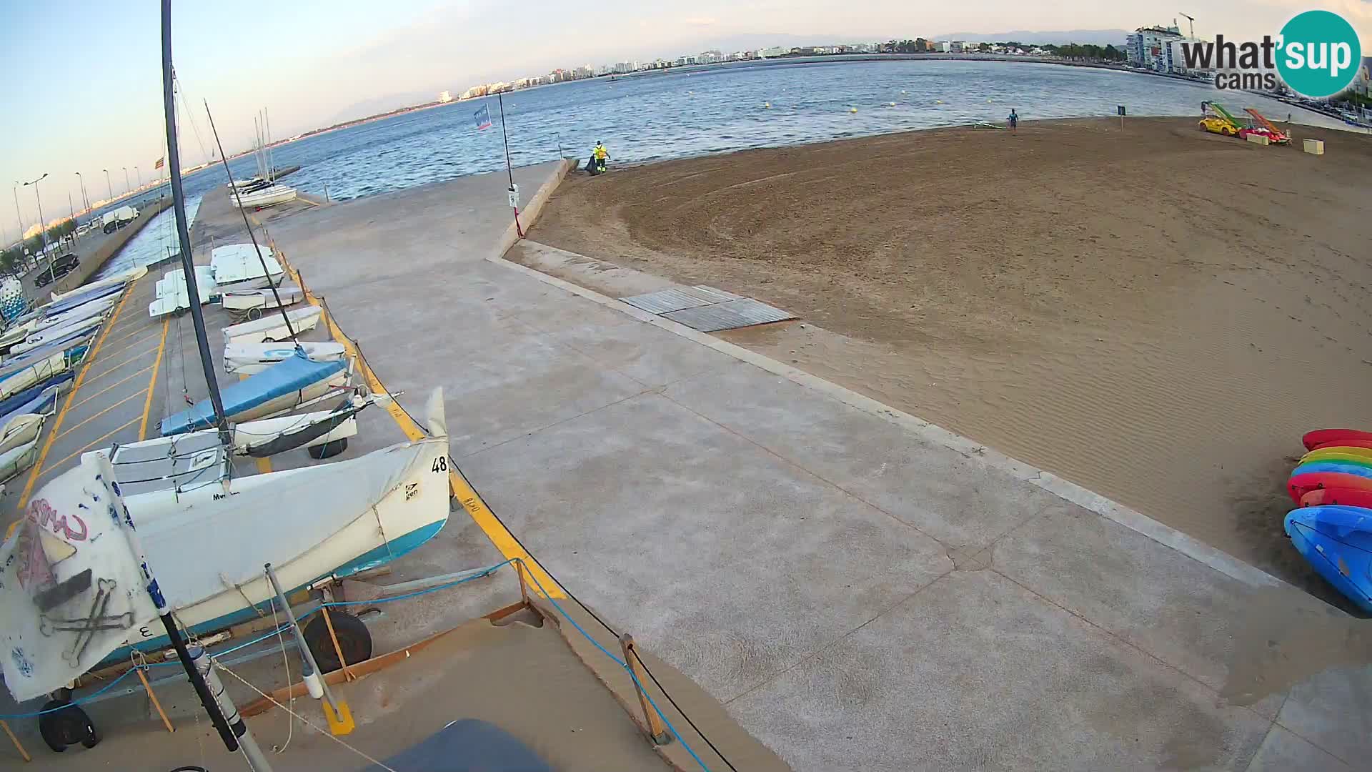 Webcam porto di Roses – Costa Brava – spiaggia La Perola