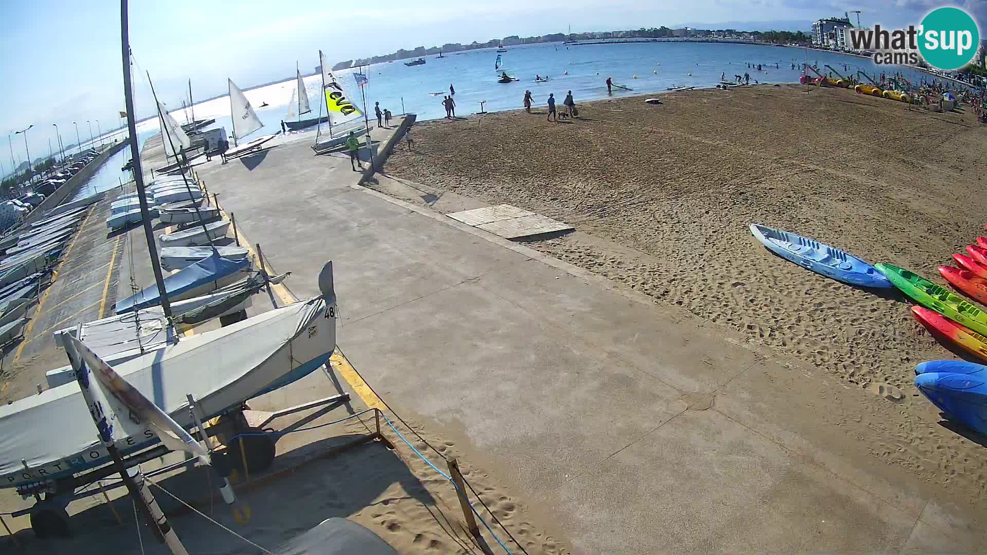 Webcam Hafen von Roses – Costa Brava – Strand La Perola
