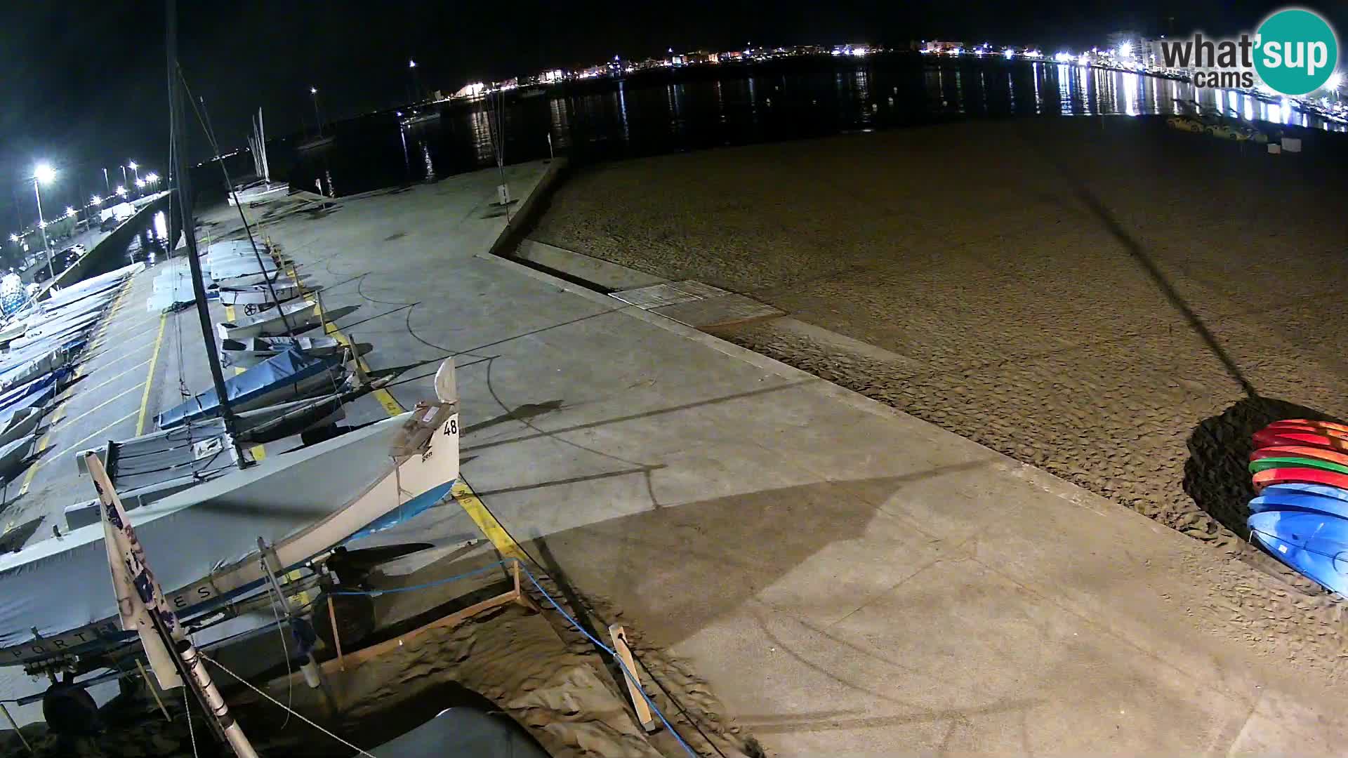 Webcam Hafen von Roses – Costa Brava – Strand La Perola