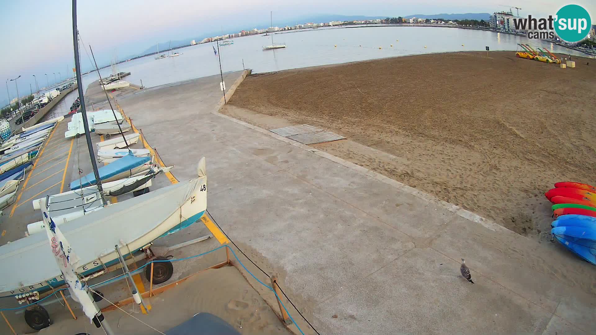 Roses webcam Port – Costa Brava – plage La Perola