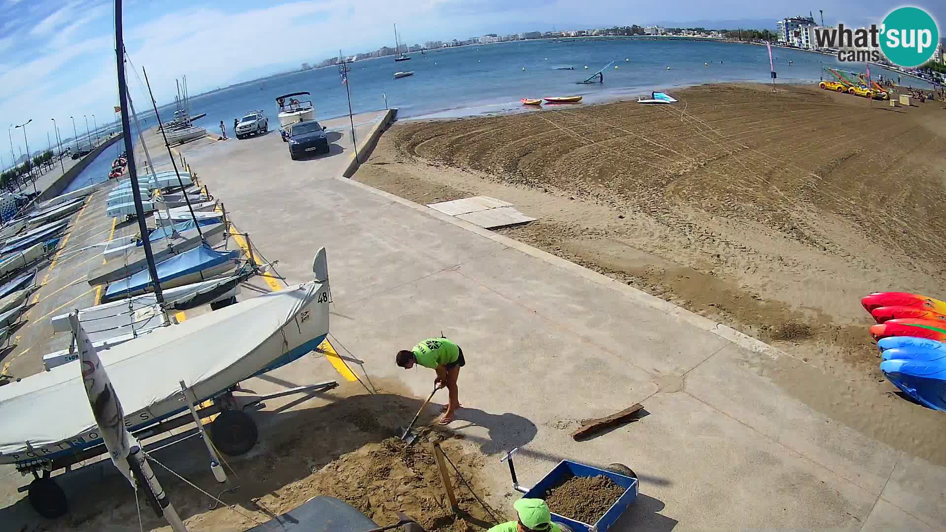 Roses webcam Port – Costa Brava – plage La Perola