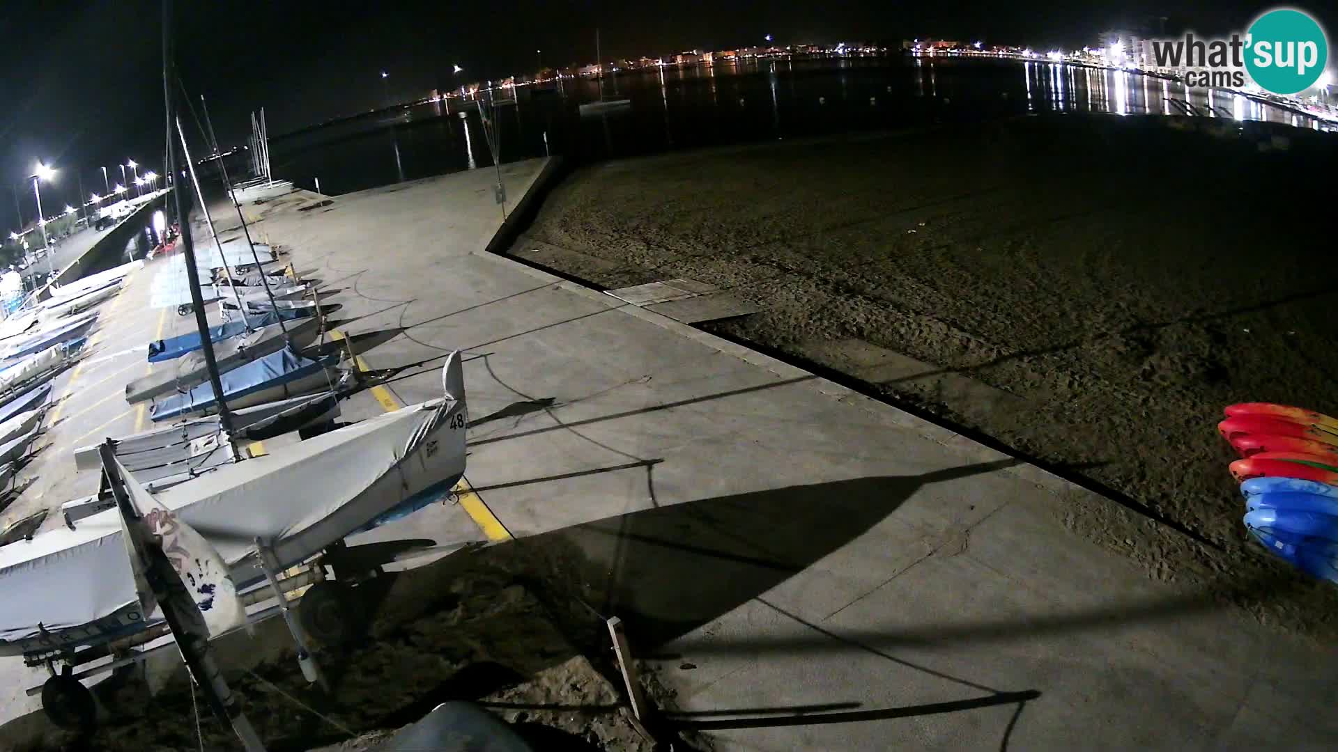 Web kamera Roses marina – Costa Brava – plaža La Perola
