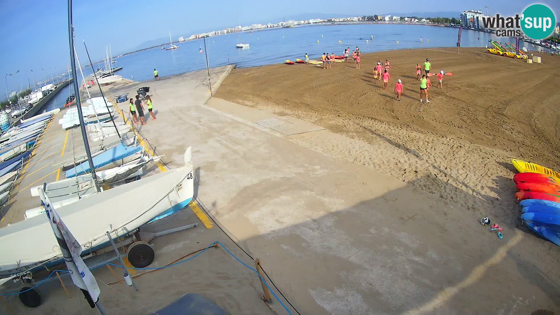 Roses webcam Port – Costa Brava – plage La Perola