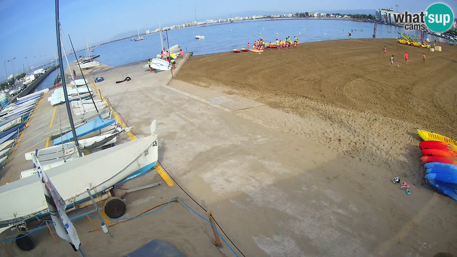 Roses webcam Port – Costa Brava – plage La Perola