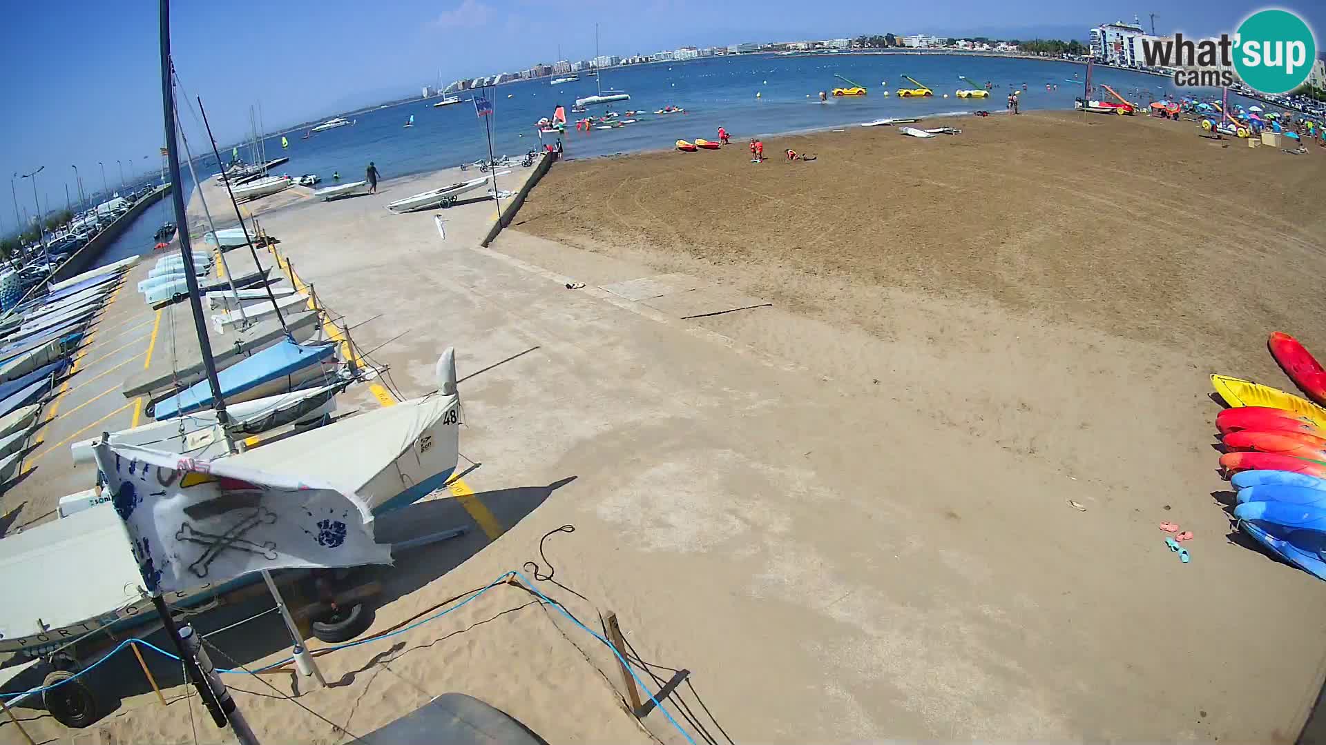 Webcam Hafen von Roses – Costa Brava – Strand La Perola