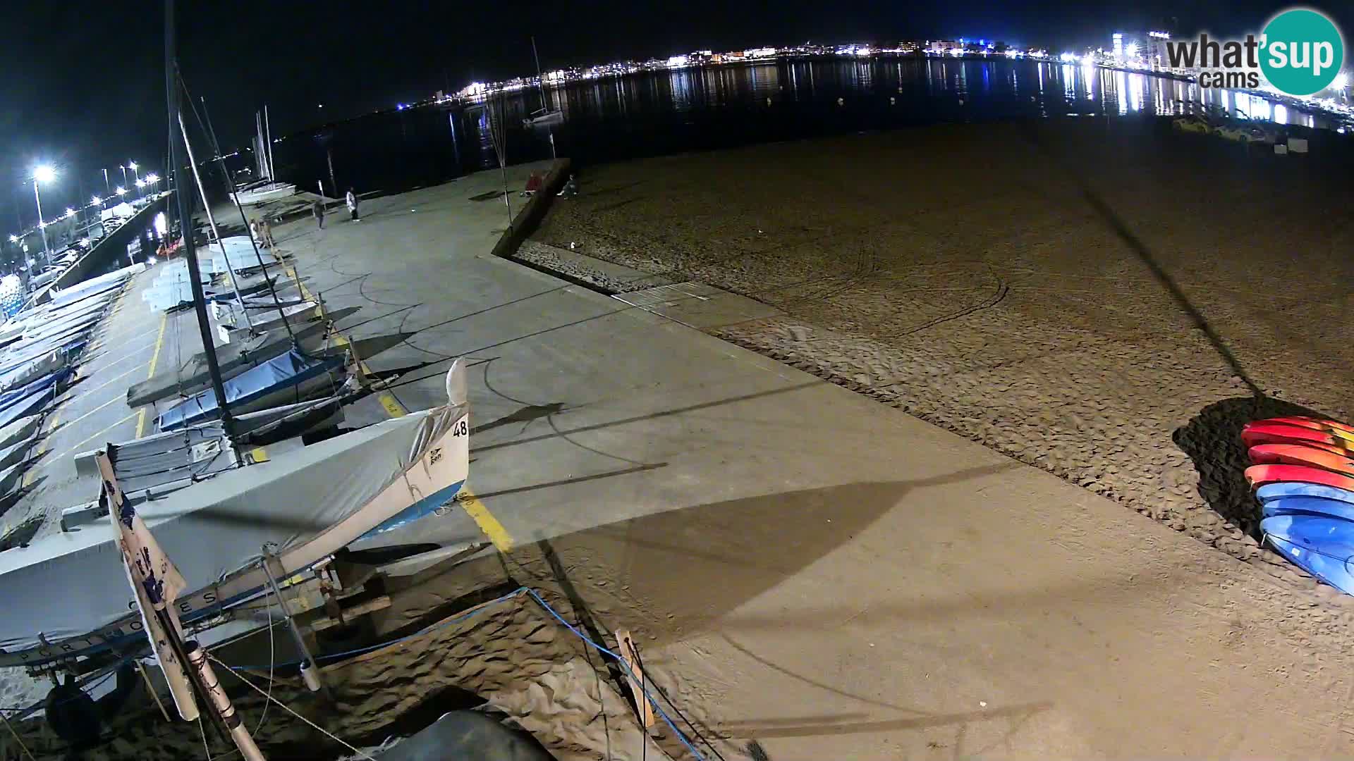 Roses webcam Port – Costa Brava – plage La Perola