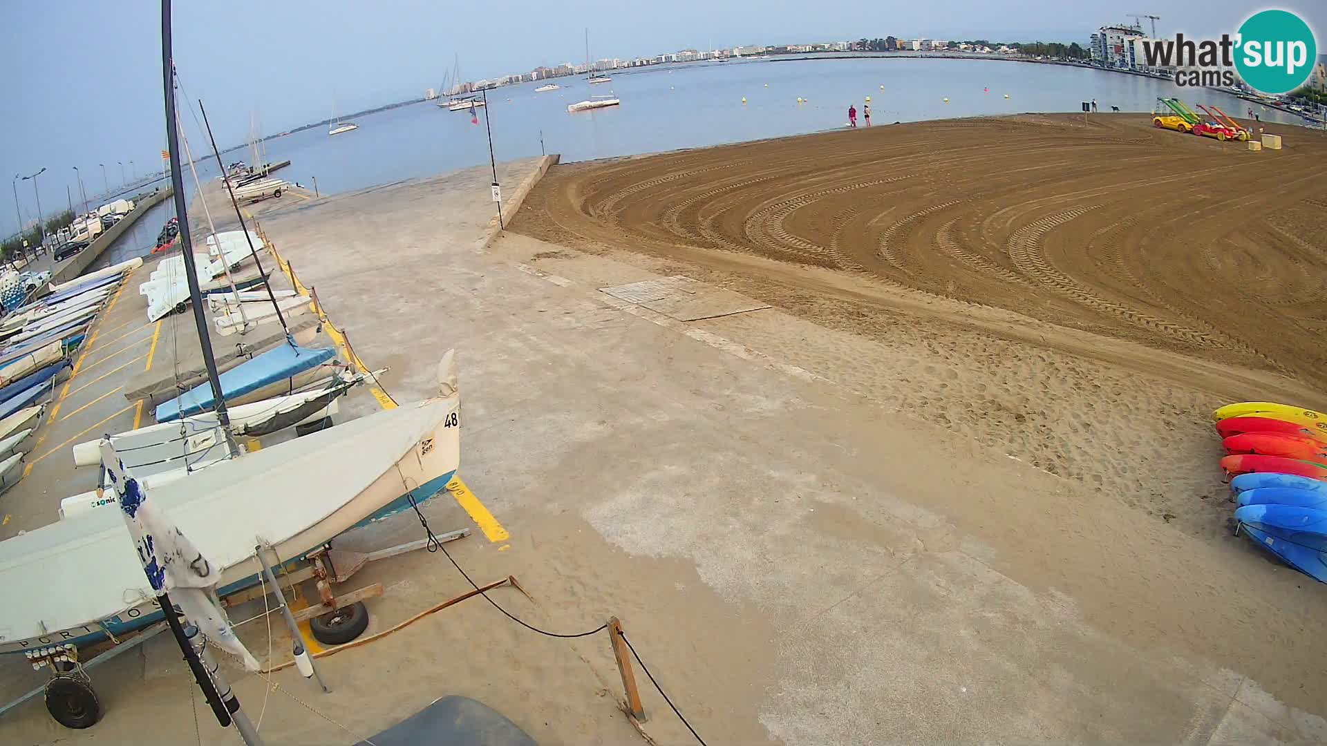 Webcam porto di Roses – Costa Brava – spiaggia La Perola