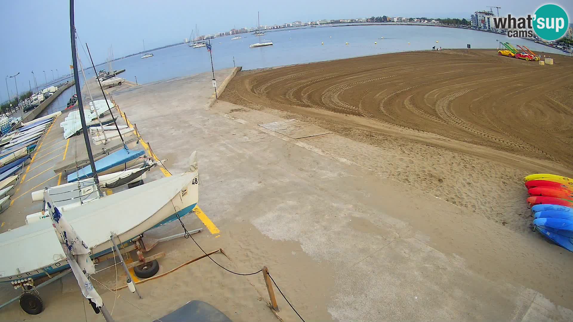 Webcam porto di Roses – Costa Brava – spiaggia La Perola