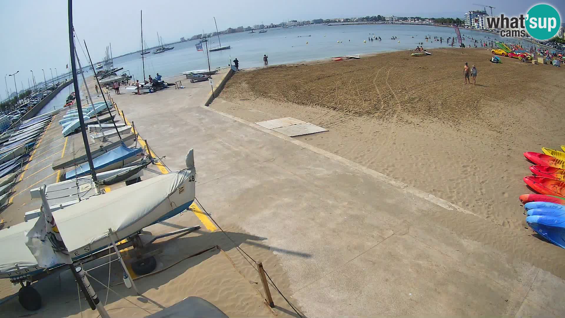 Webcam porto di Roses – Costa Brava – spiaggia La Perola