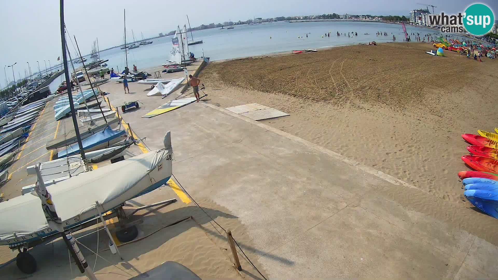 Webcam porto di Roses – Costa Brava – spiaggia La Perola