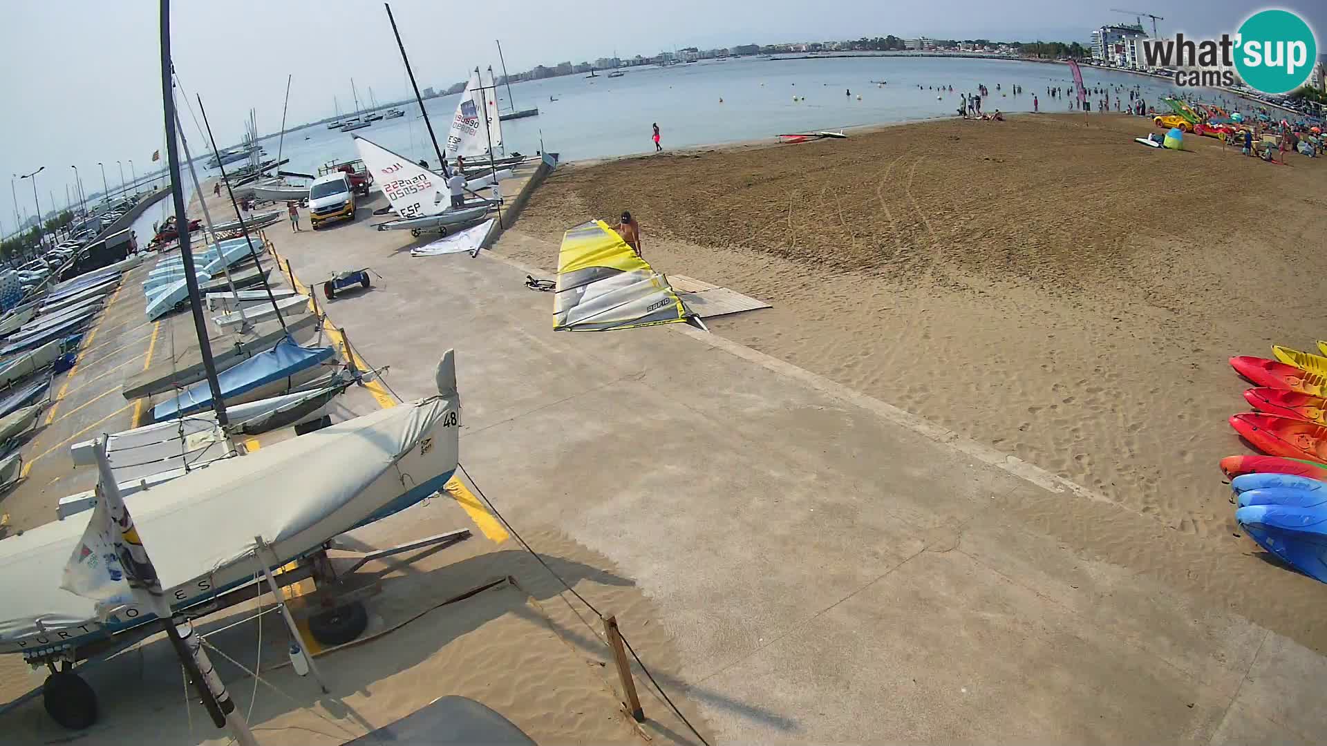 Roses webcam Port – Costa Brava – plage La Perola