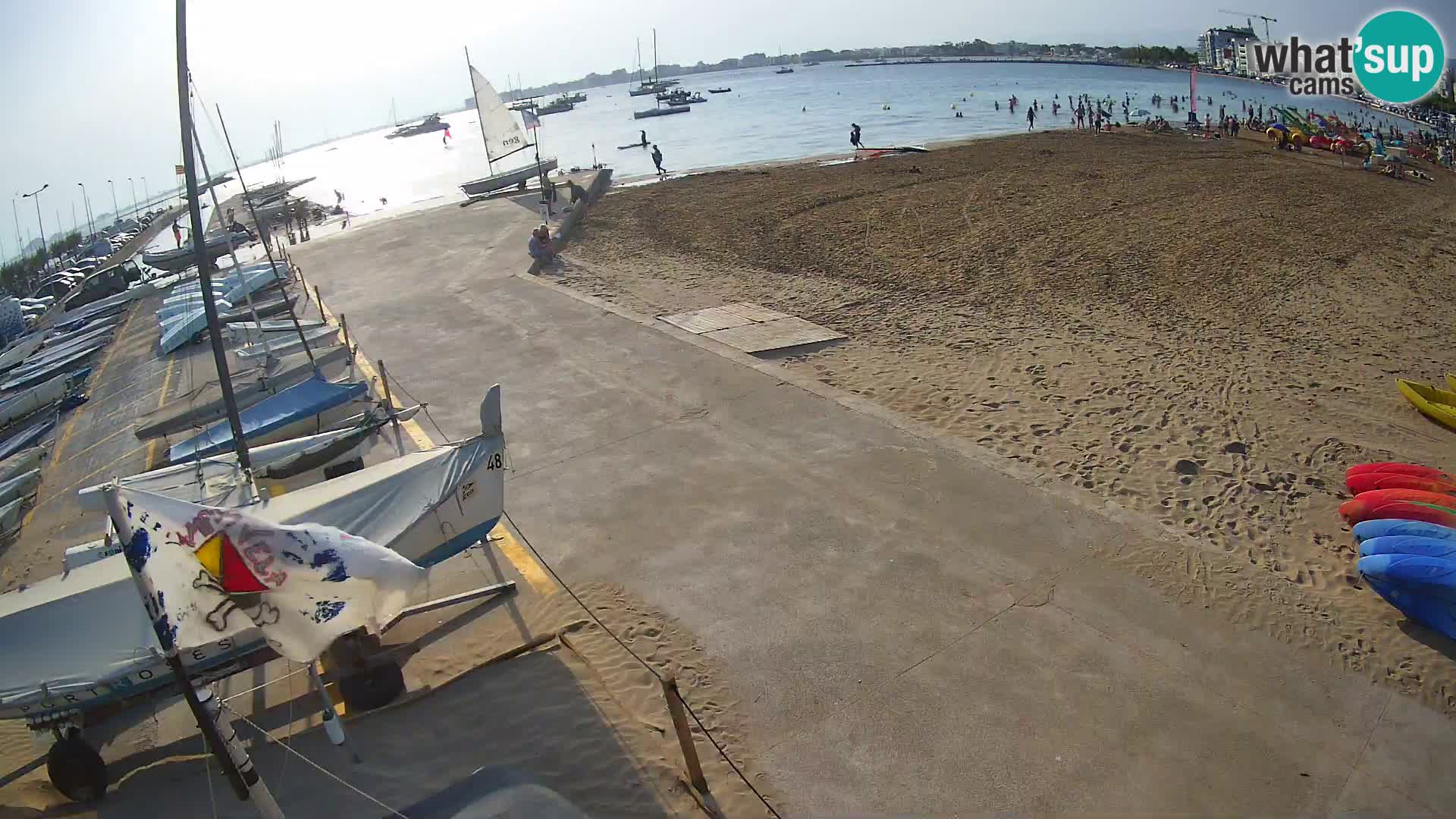 Web kamera Roses marina – Costa Brava – plaža La Perola