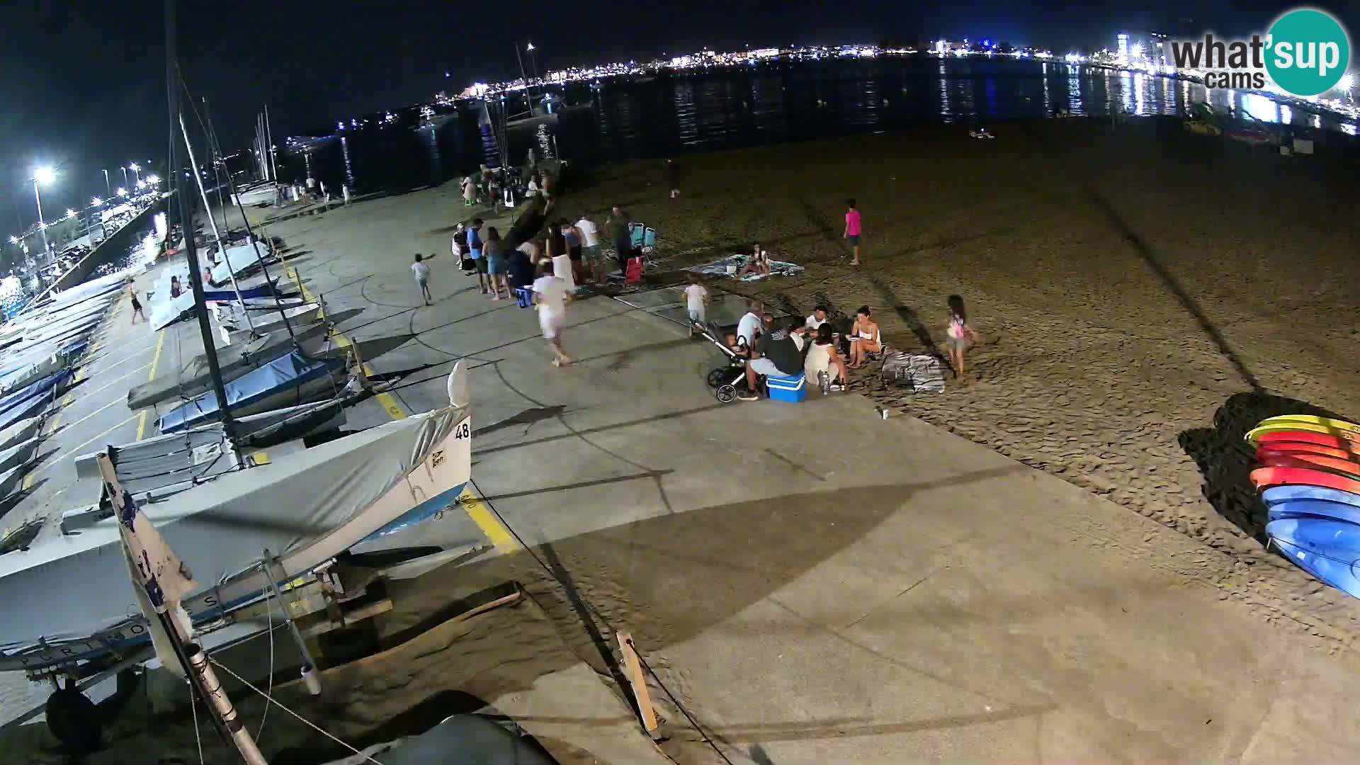 Roses webcam Port – Costa Brava – plage La Perola