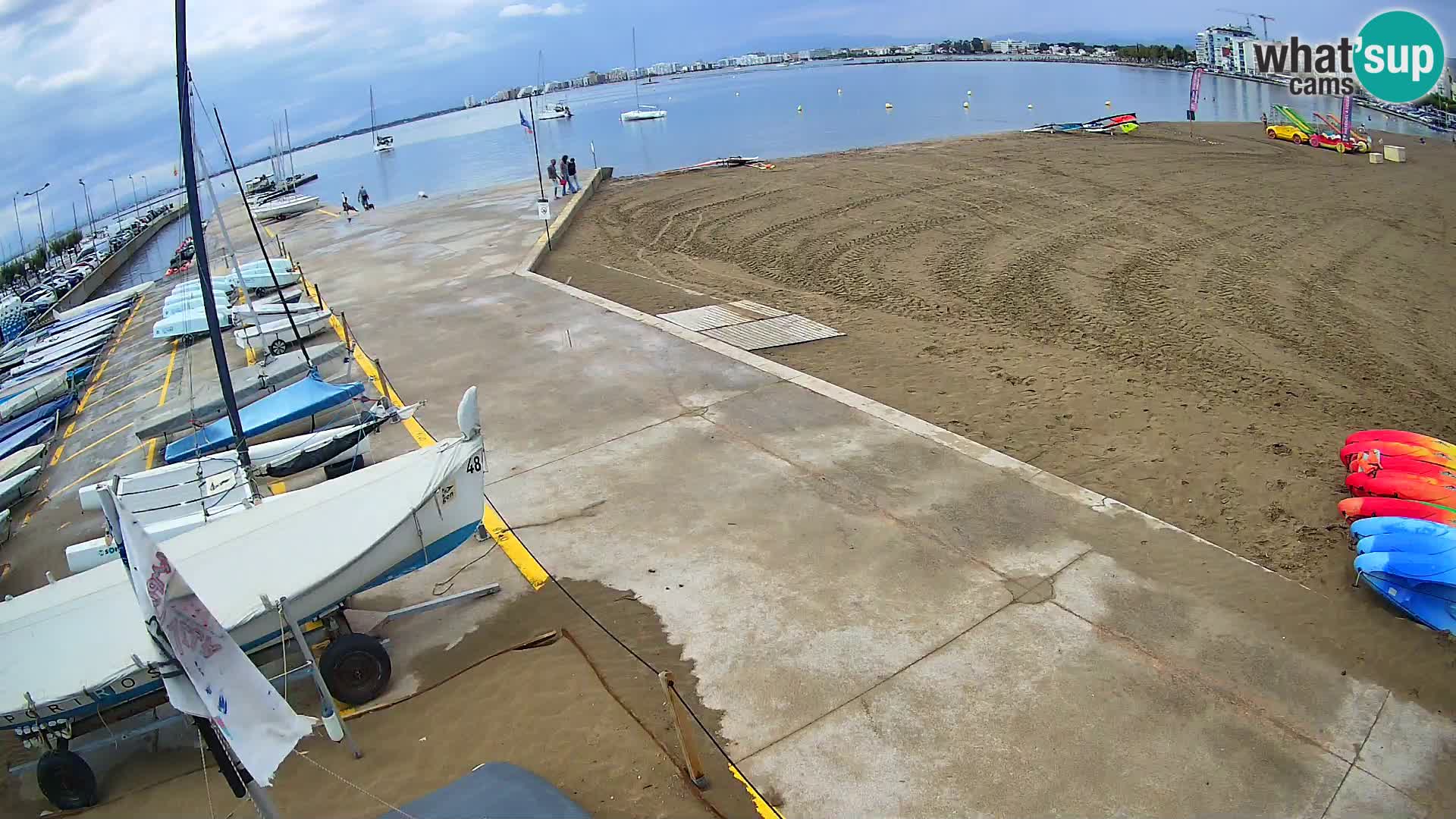 Webcam porto di Roses – Costa Brava – spiaggia La Perola