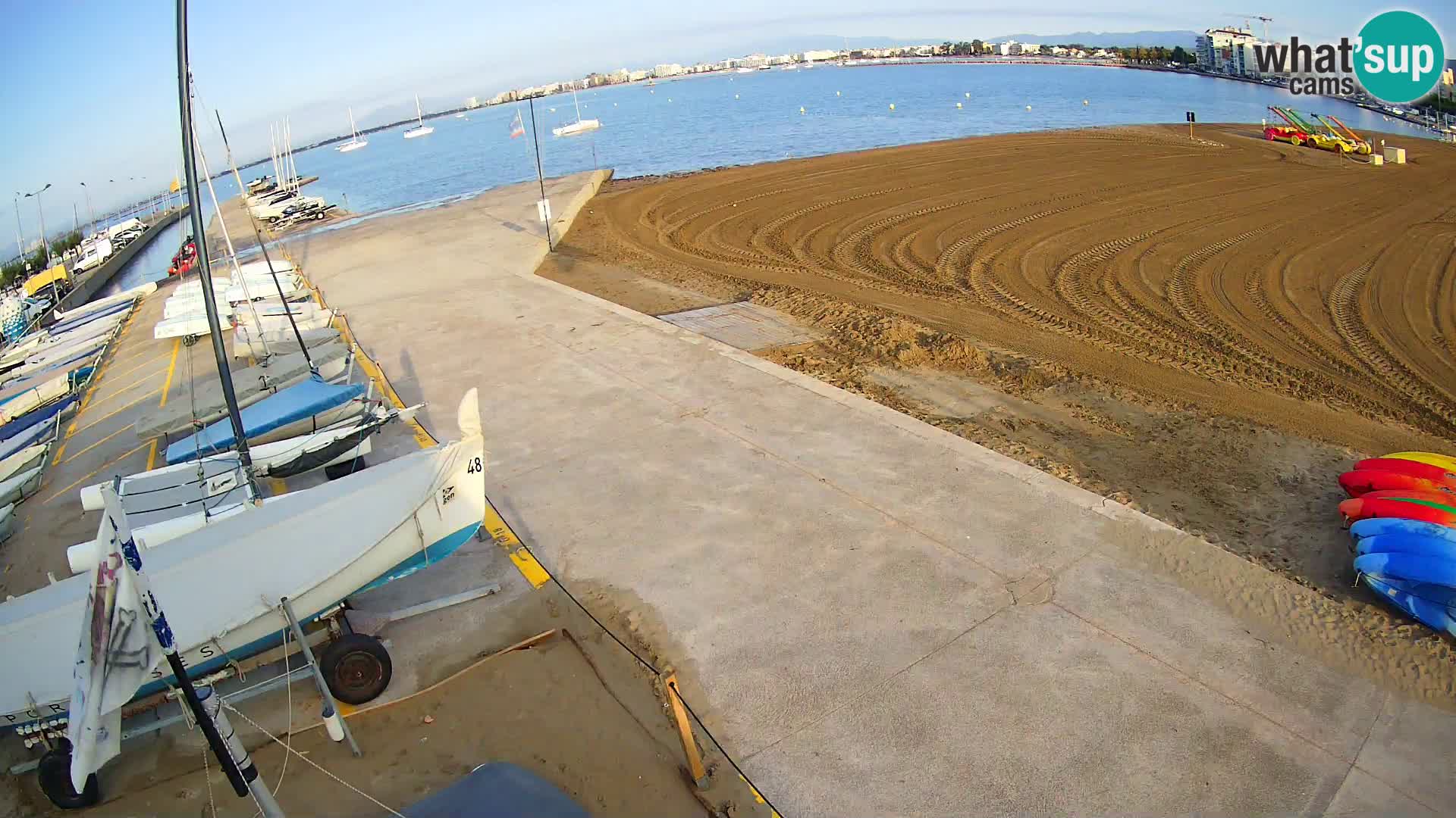 Kamera Roses marina – Costa Brava – plaža La Perola