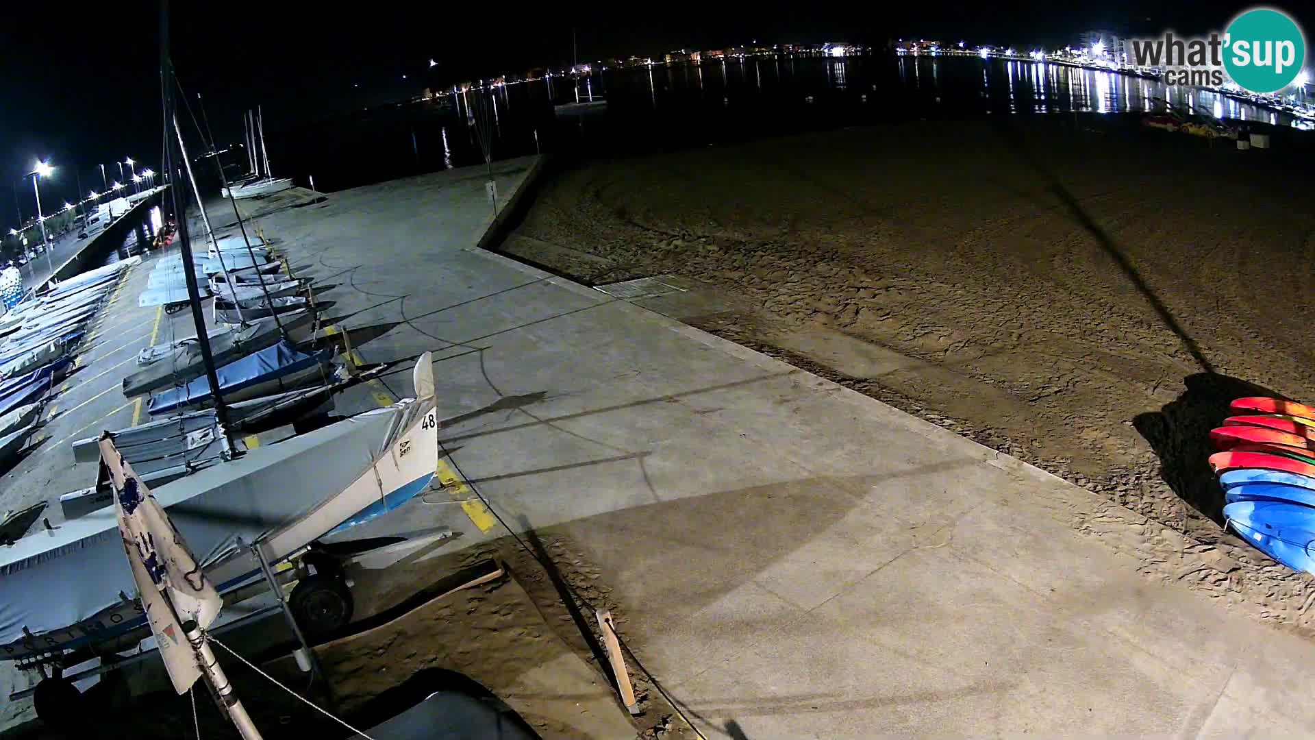 Web kamera Roses marina – Costa Brava – plaža La Perola
