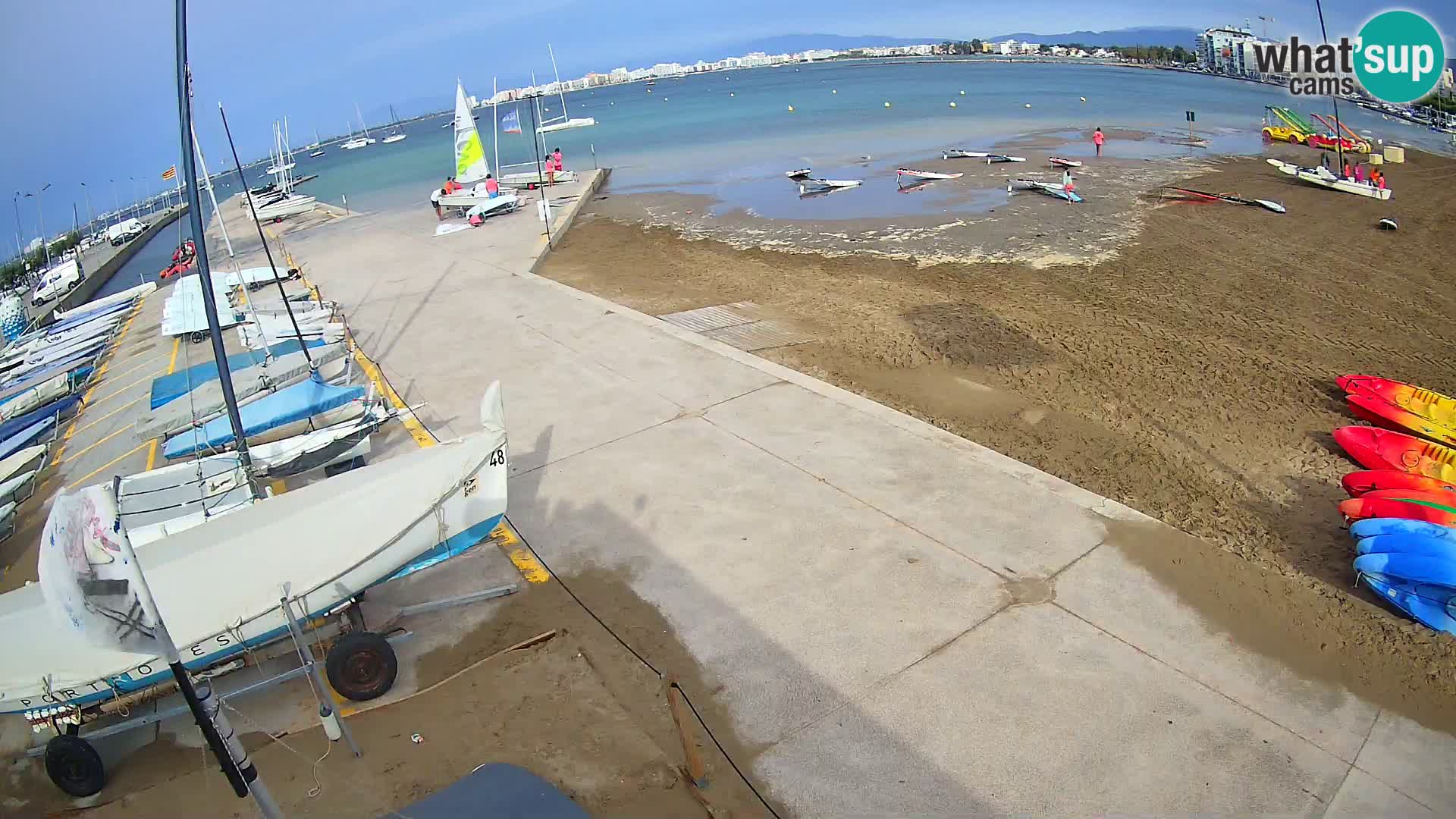 Webcam Hafen von Roses – Costa Brava – Strand La Perola