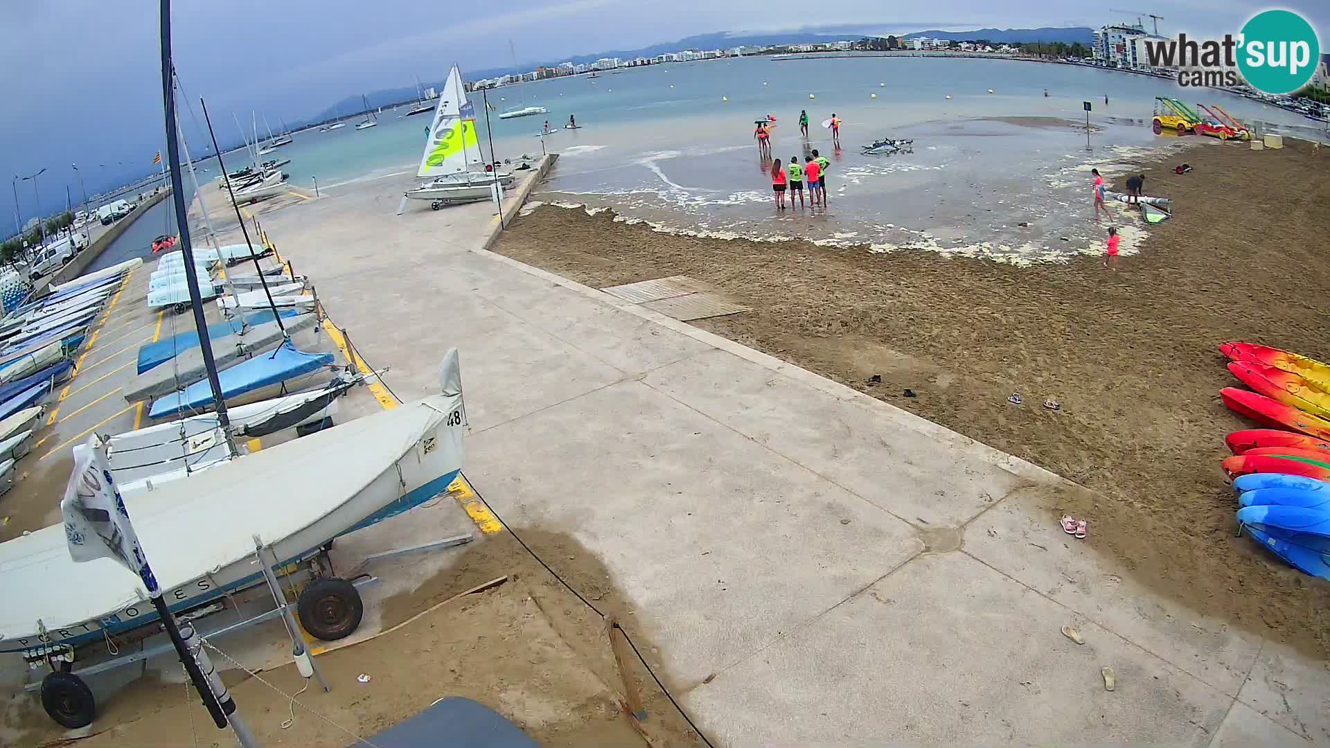 Web kamera Roses marina – Costa Brava – plaža La Perola