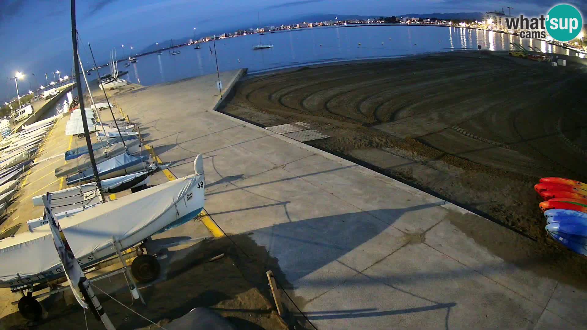 Roses webcam Port – Costa Brava – plage La Perola
