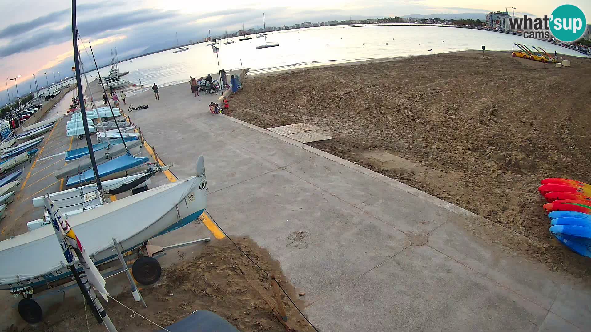 Webcam Hafen von Roses – Costa Brava – Strand La Perola