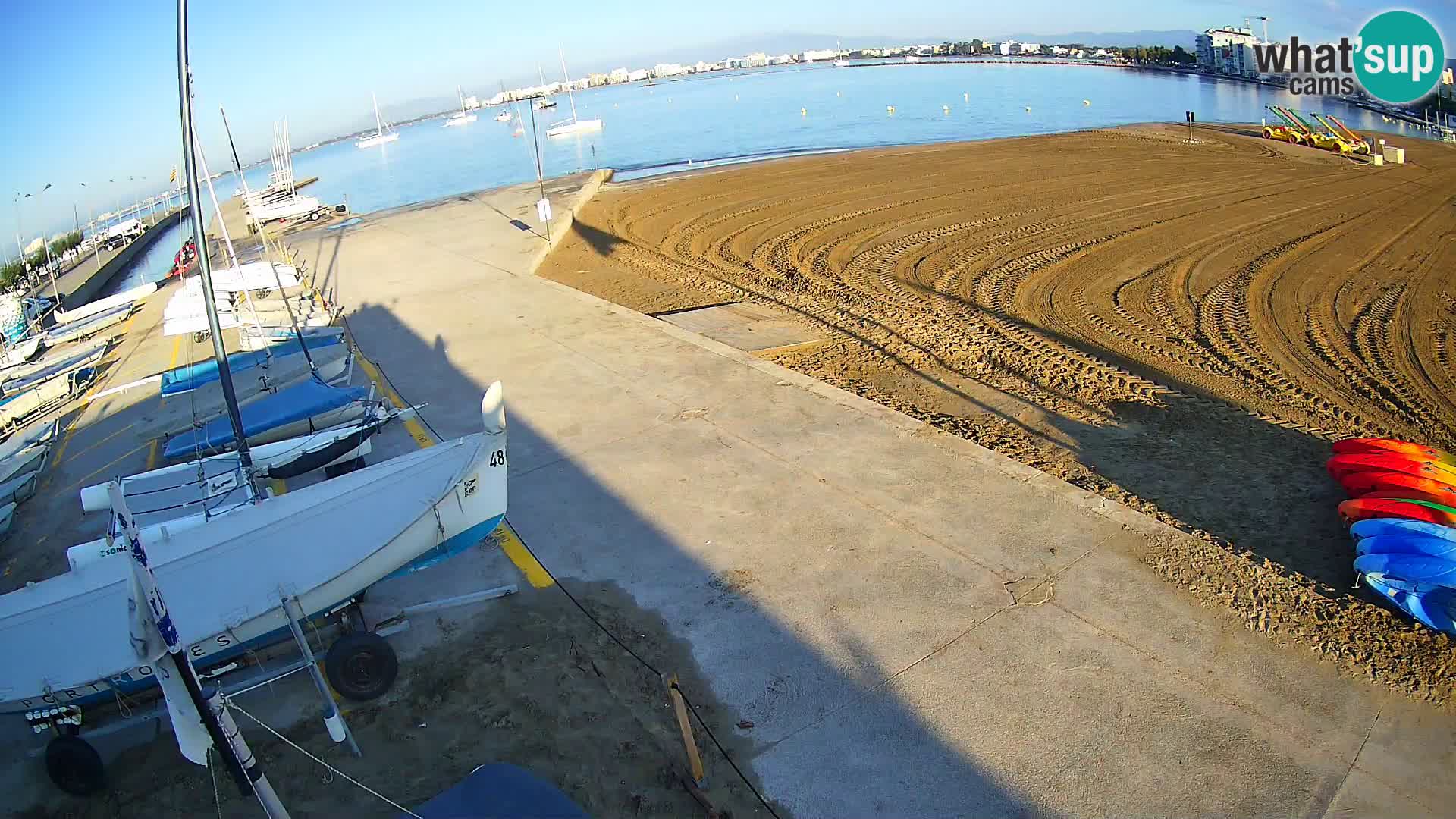 Webcam Hafen von Roses – Costa Brava – Strand La Perola