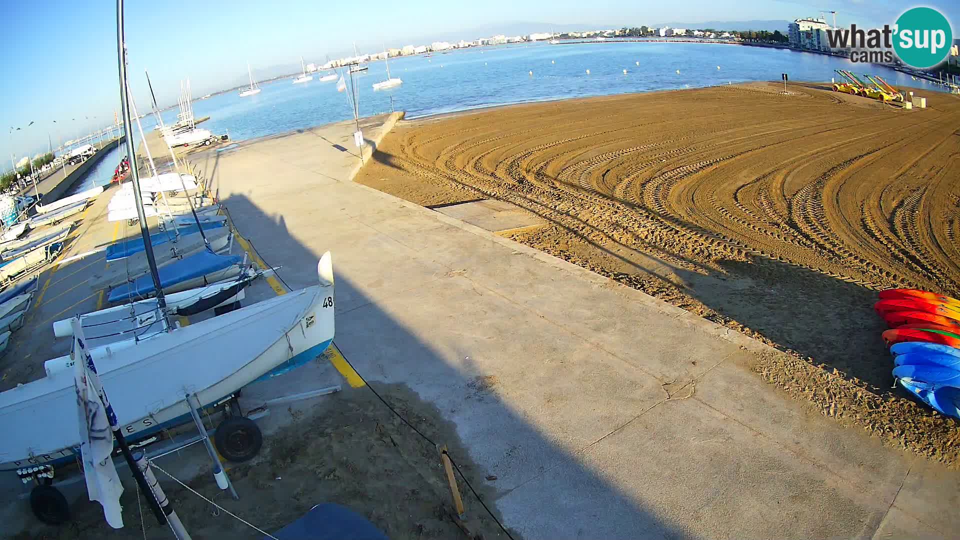 Webcam Hafen von Roses – Costa Brava – Strand La Perola