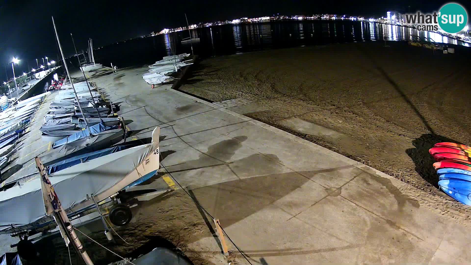 Web kamera Roses marina – Costa Brava – plaža La Perola