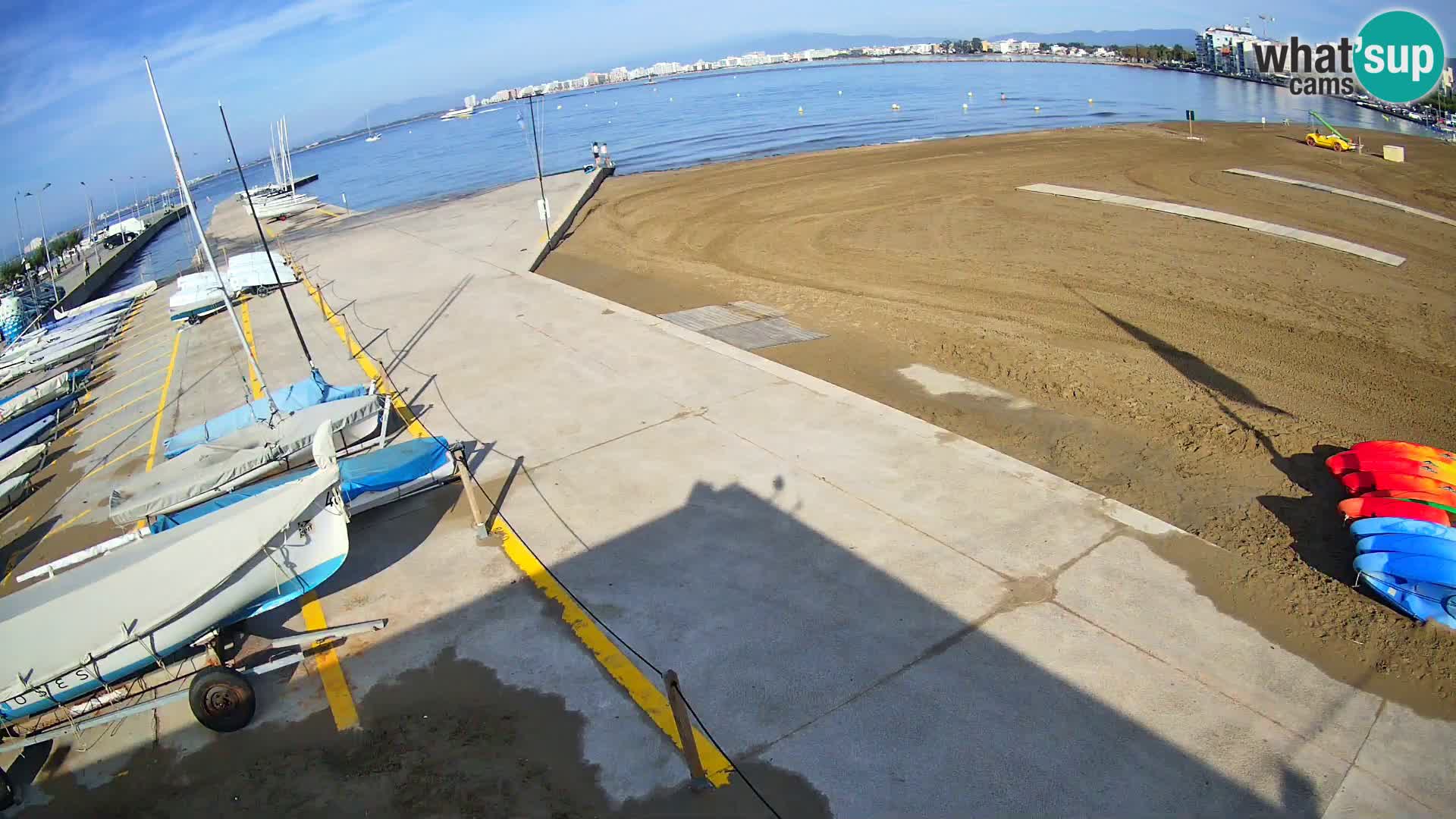 Webcam porto di Roses – Costa Brava – spiaggia La Perola