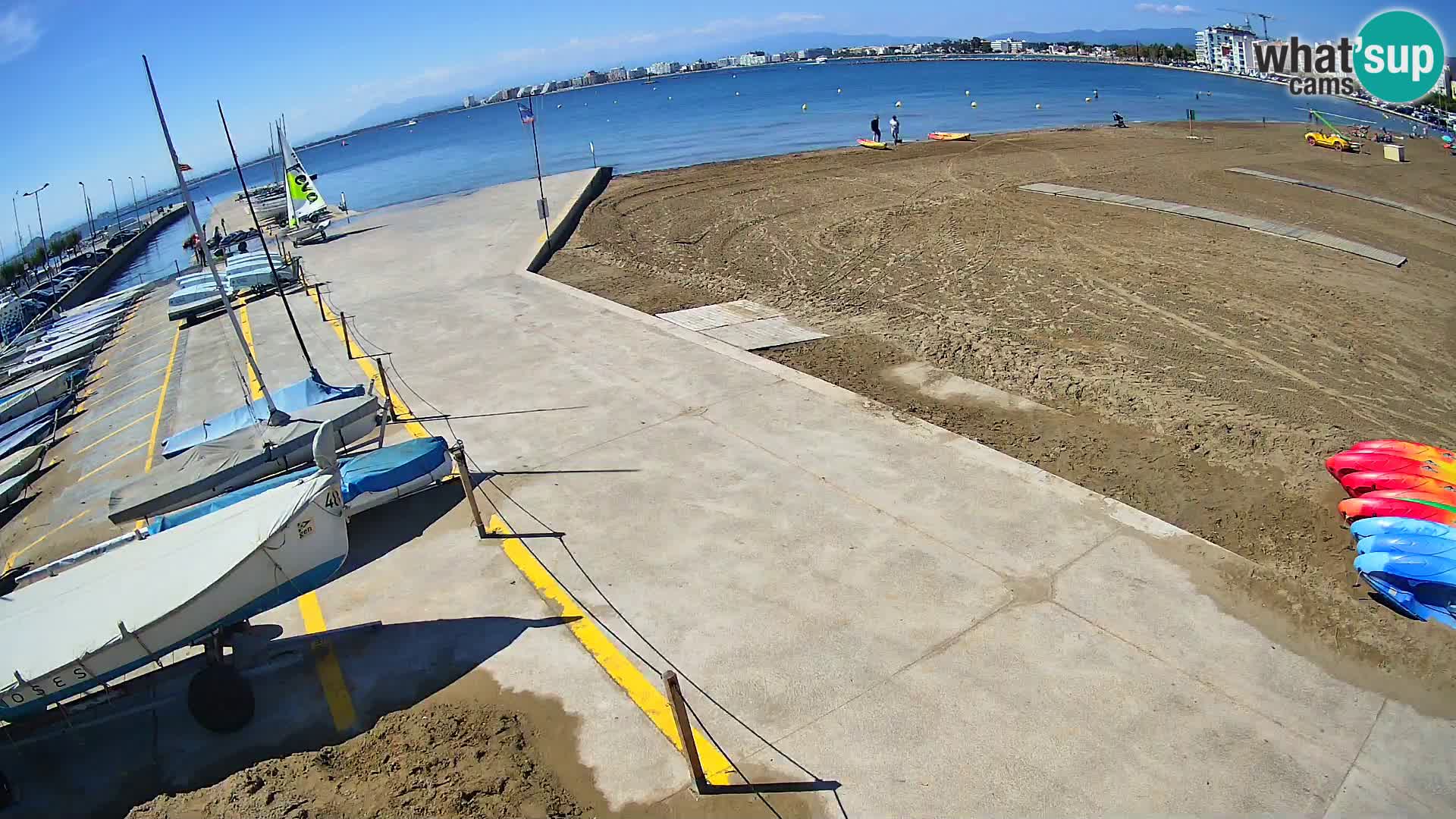 Webcam porto di Roses – Costa Brava – spiaggia La Perola