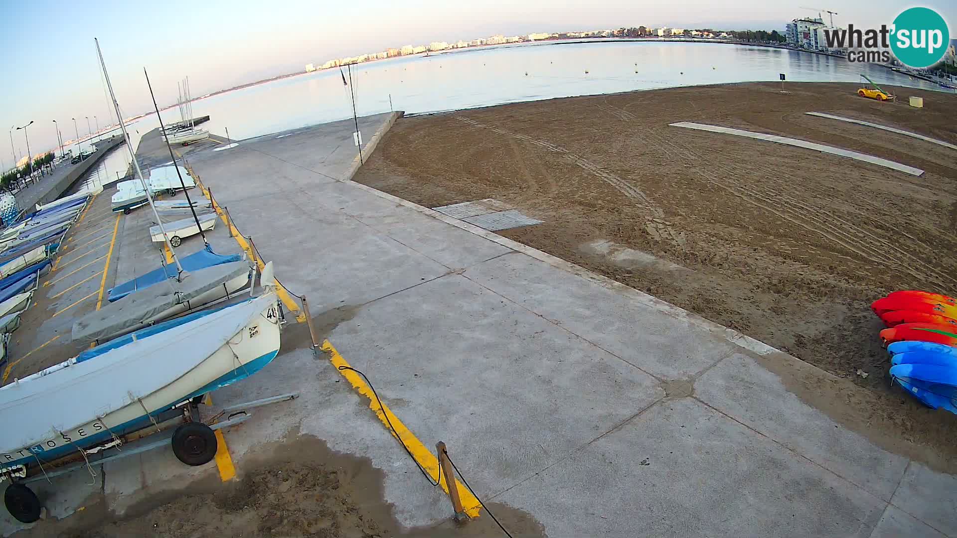Webcam porto di Roses – Costa Brava – spiaggia La Perola
