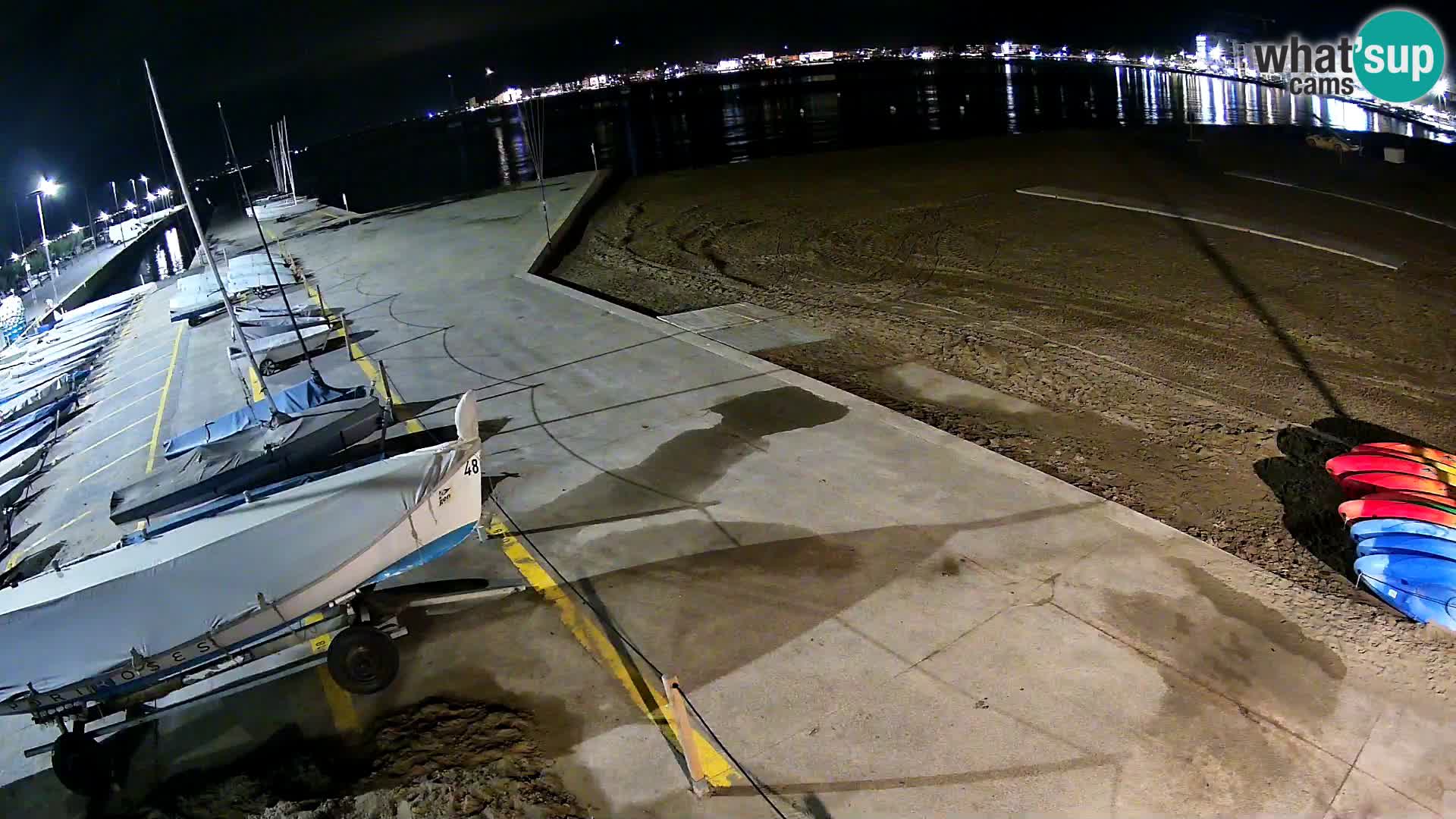 Webcam porto di Roses – Costa Brava – spiaggia La Perola