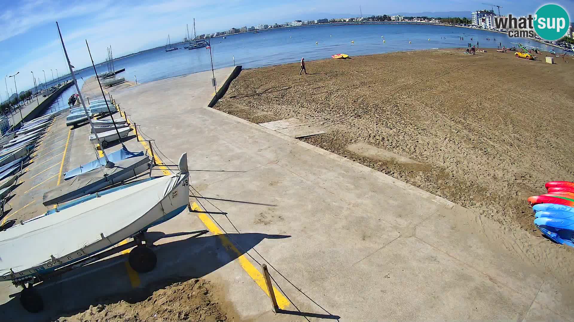 Webcam porto di Roses – Costa Brava – spiaggia La Perola