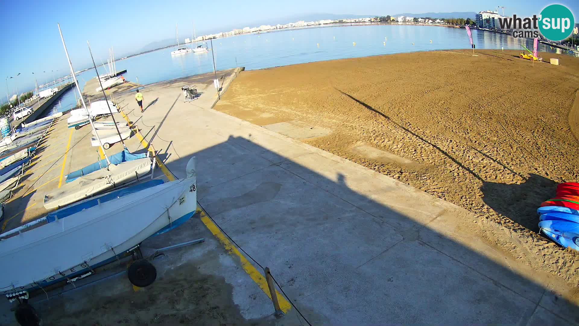 Webcam porto di Roses – Costa Brava – spiaggia La Perola