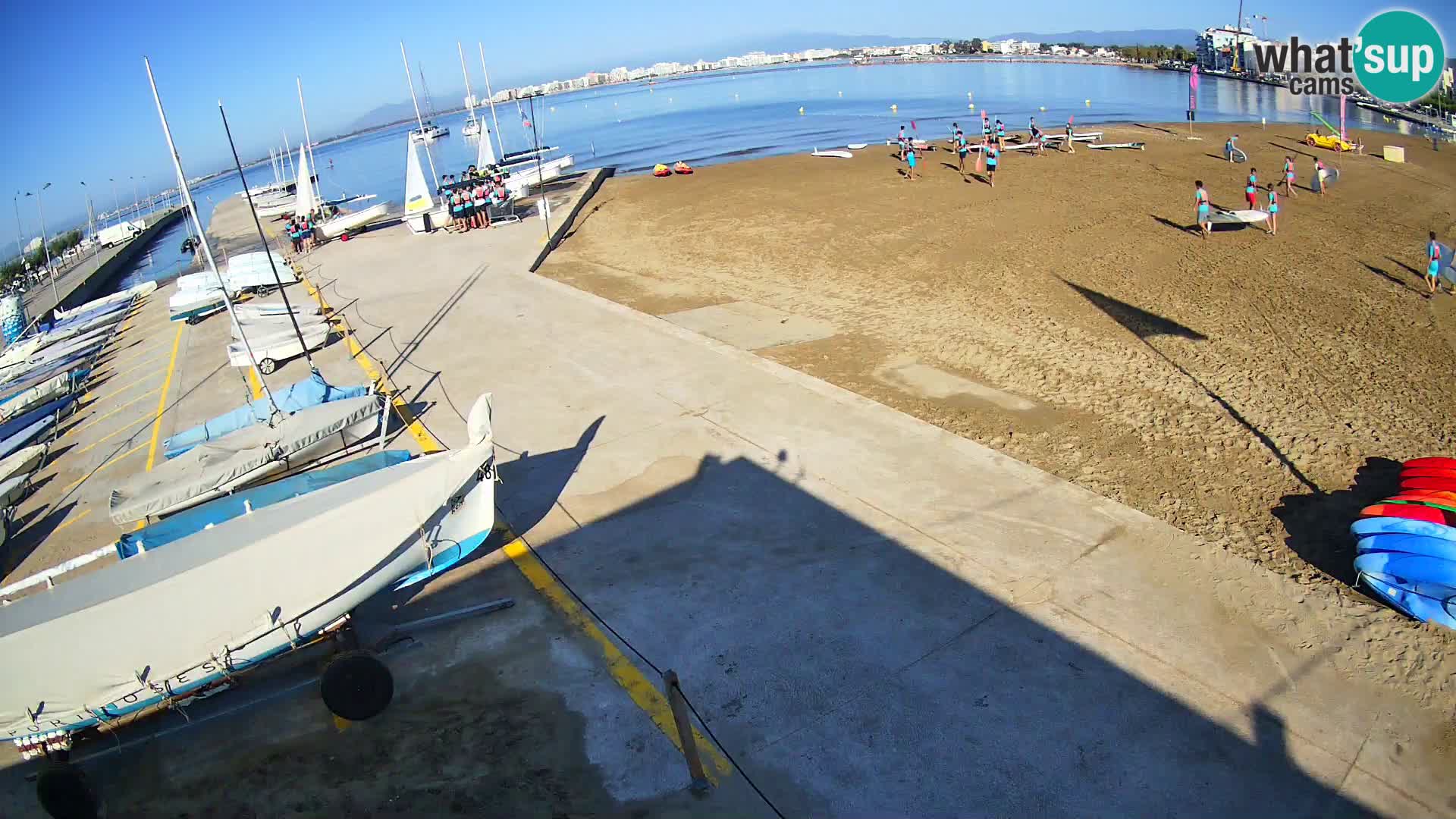 Webcam porto di Roses – Costa Brava – spiaggia La Perola