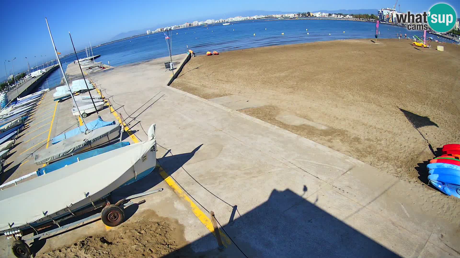 Kamera Roses marina – Costa Brava – plaža La Perola