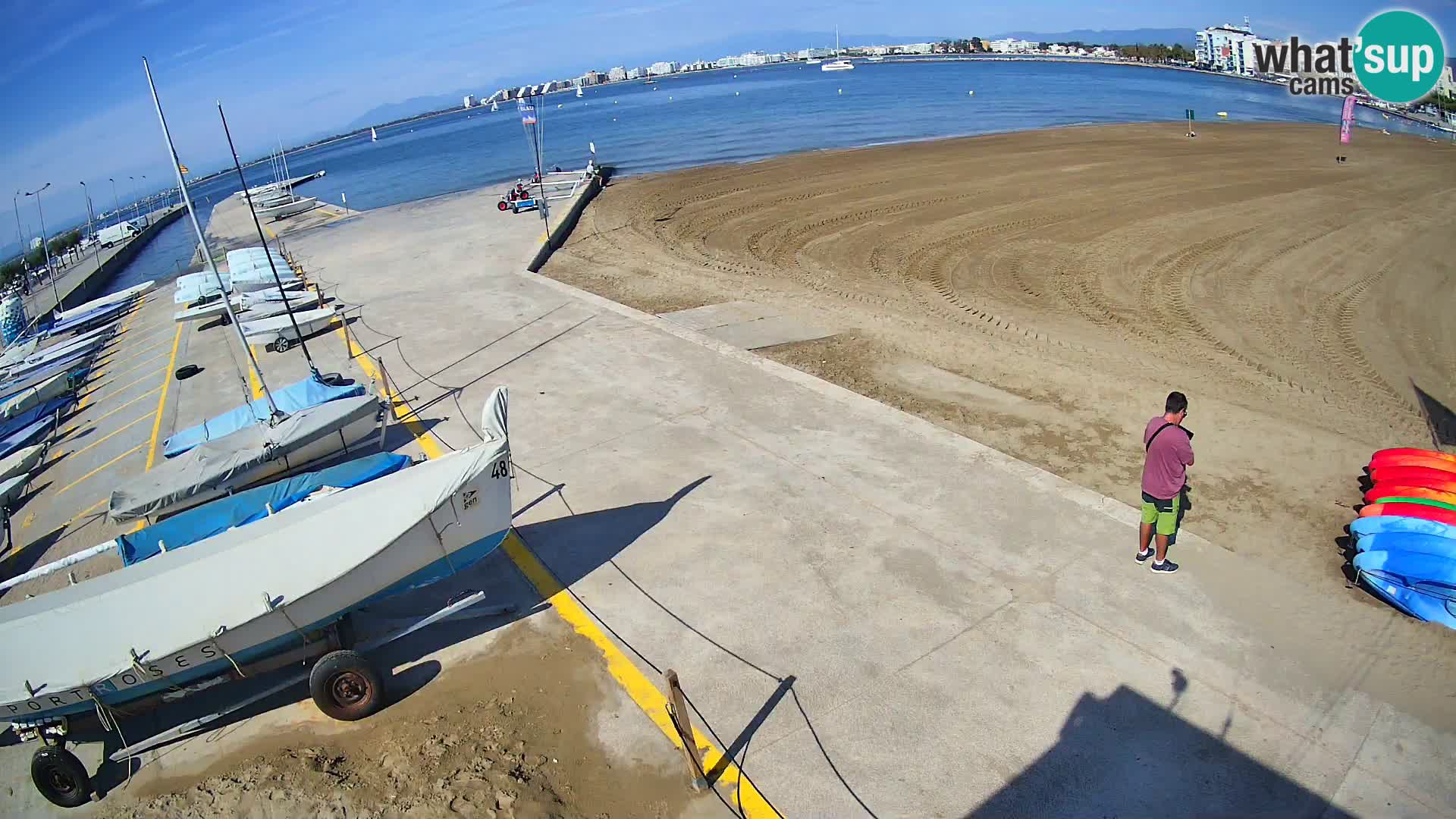 Kamera Roses marina – Costa Brava – plaža La Perola