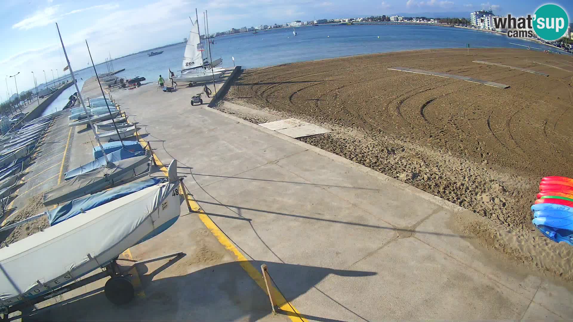 Webcam porto di Roses – Costa Brava – spiaggia La Perola